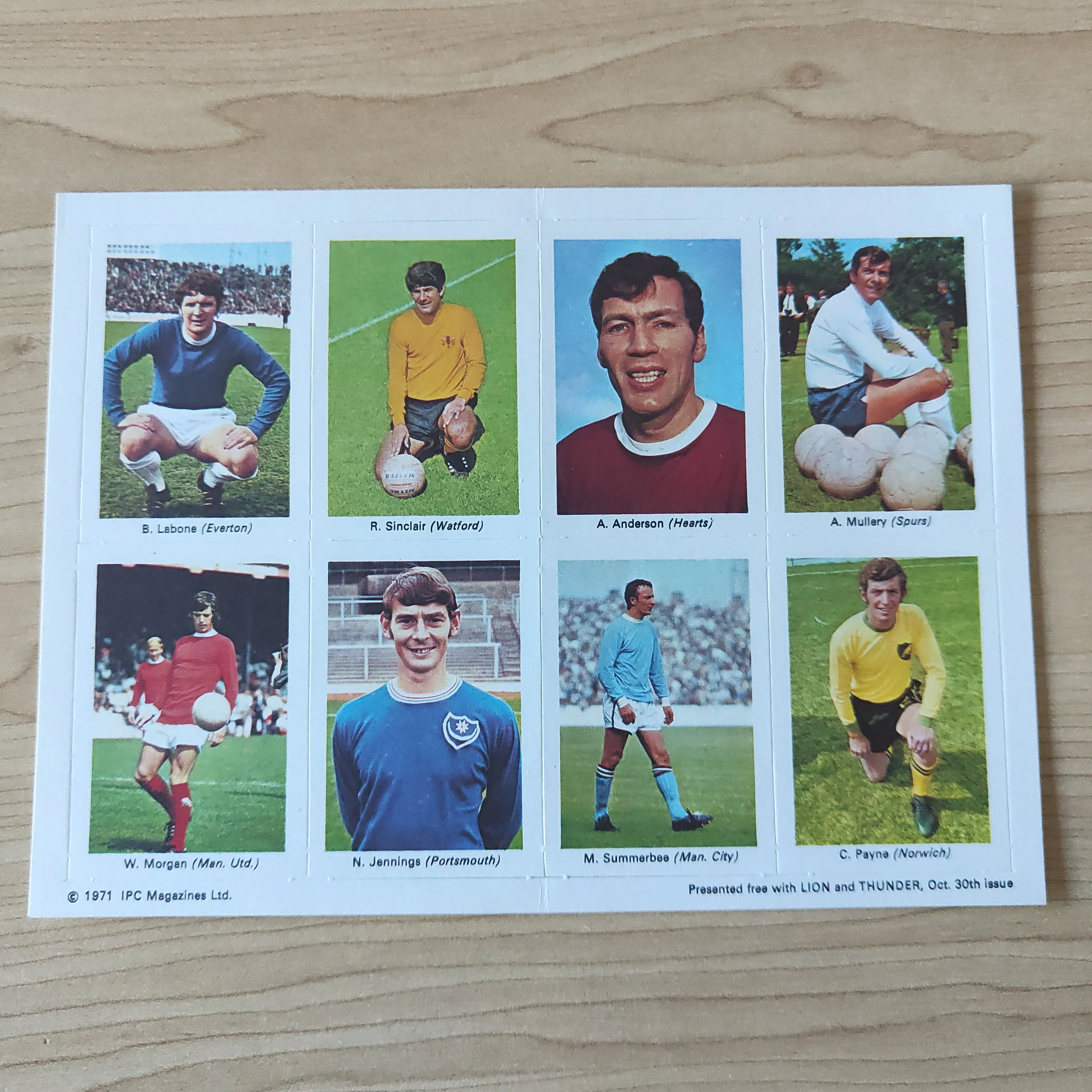 Soccer 1971 IPC Magazine My Favourite Stars Set With Album Lion and Thunder - Image 4