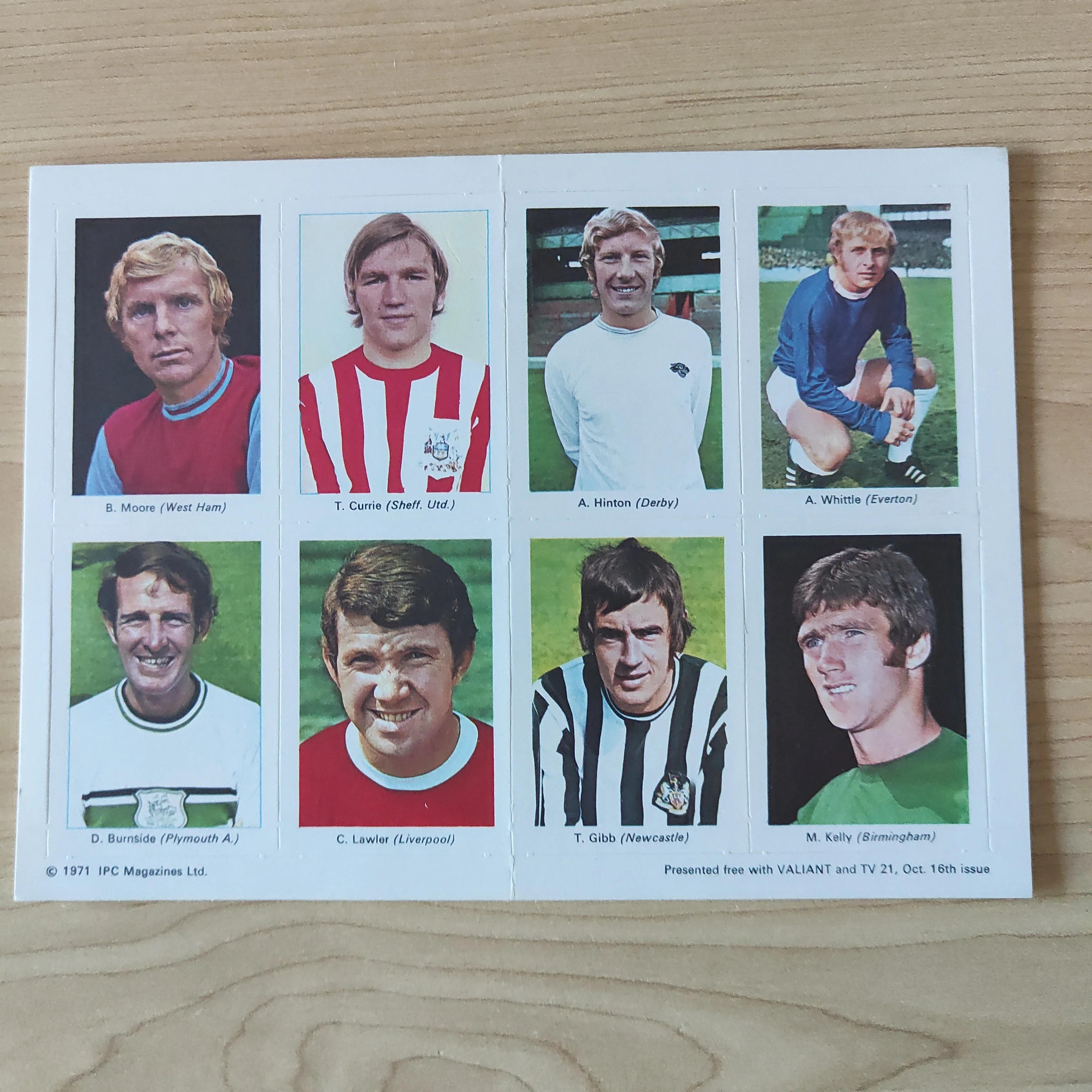Soccer 1971 IPC Magazine My Favourite Stars Set With Album Valiant and TV 21 - Image 2