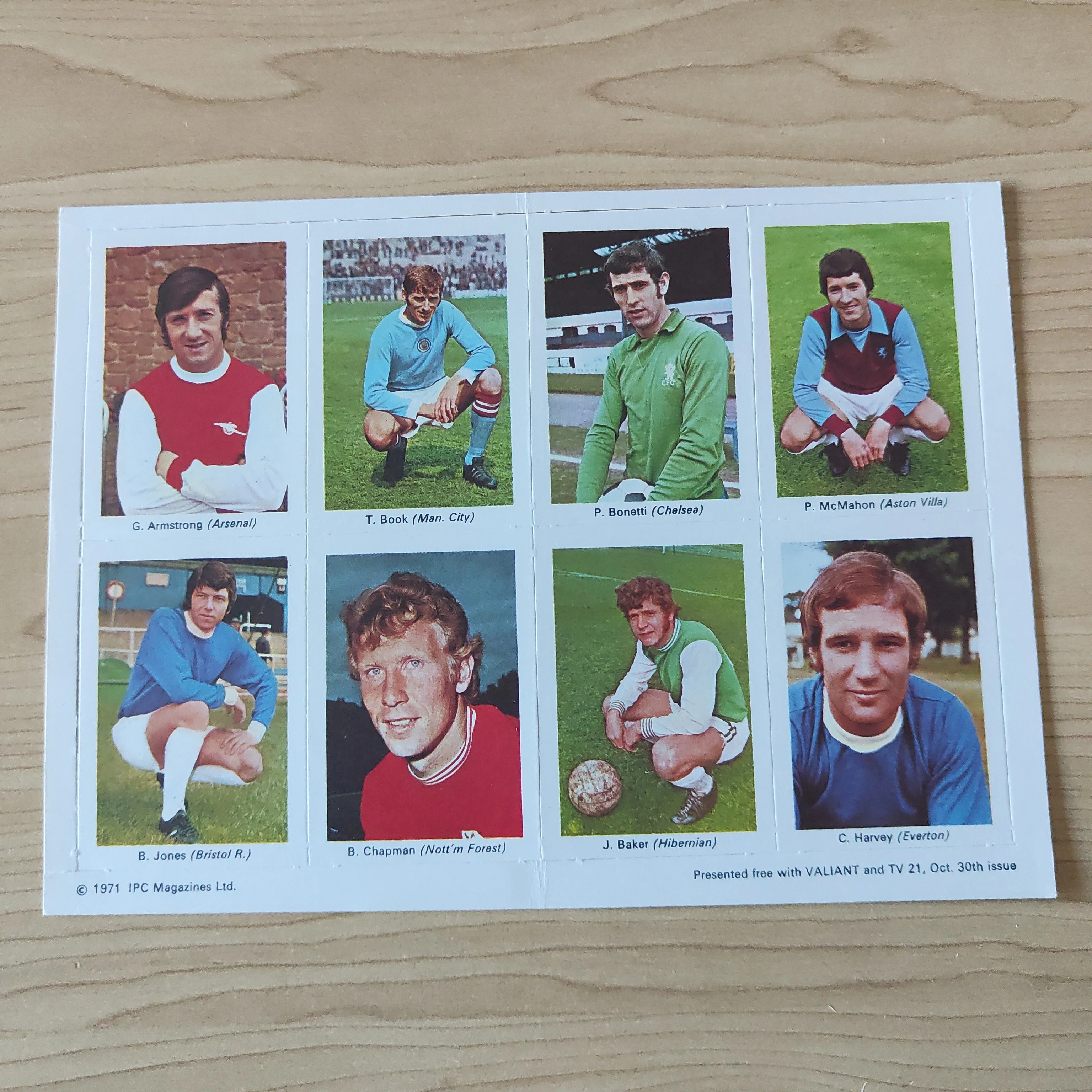 Soccer 1971 IPC Magazine My Favourite Stars Set With Album Valiant and TV 21 - Image 5