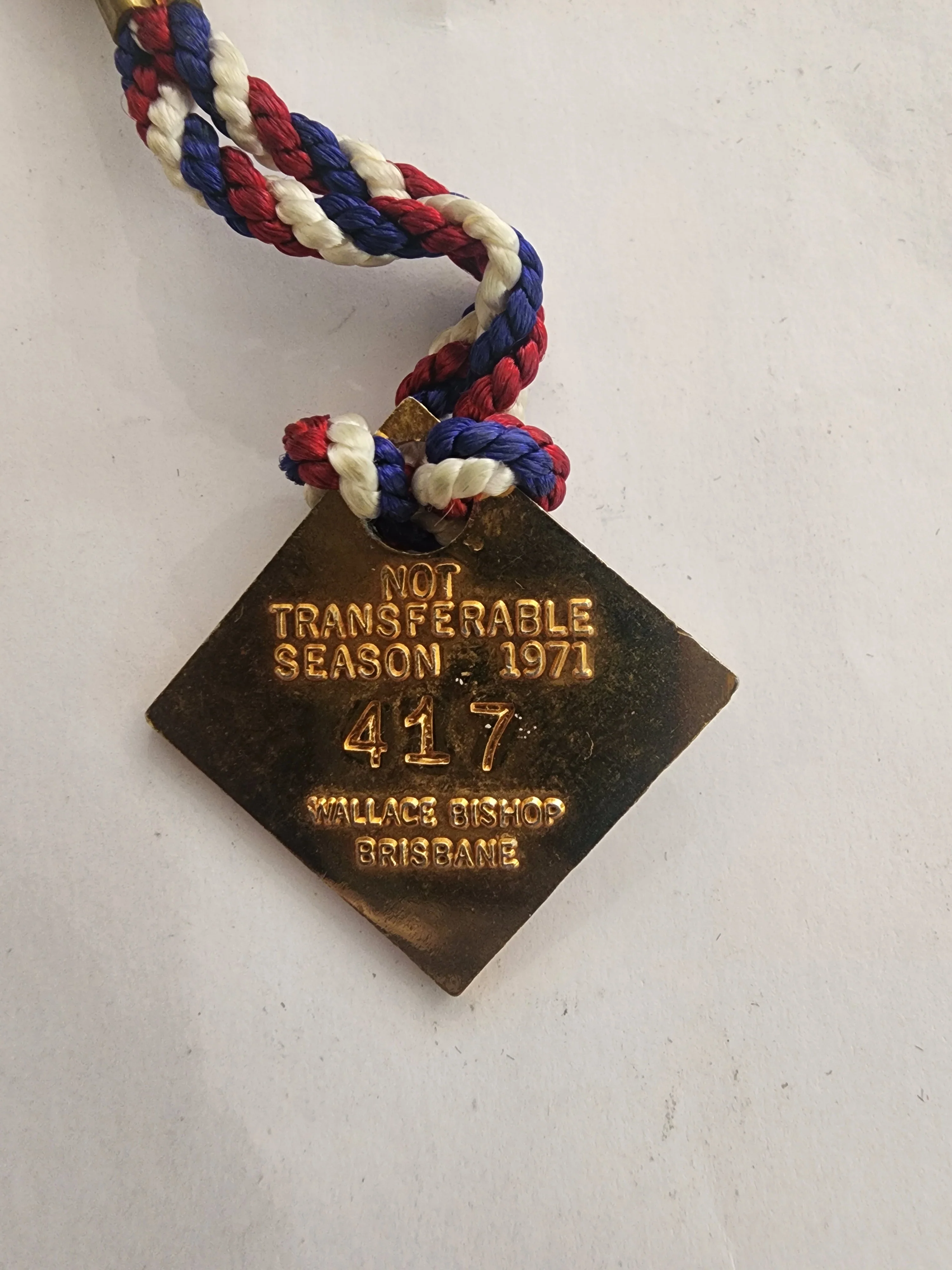 1971 VFL Footscray Bulldogs Football Social Club Badge - Image 2