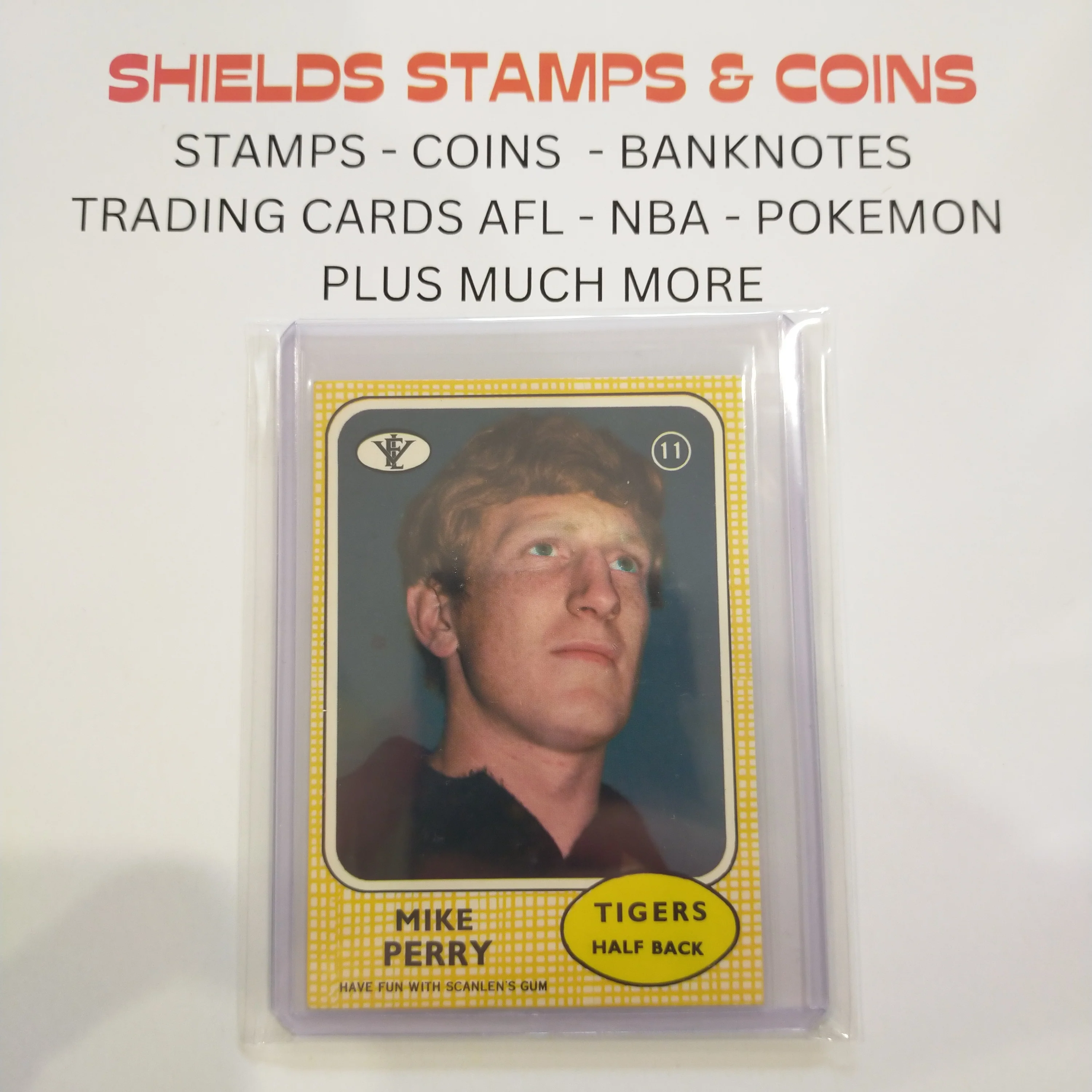 1972 VFL Scanlens Football Card Mike Perry Richmond