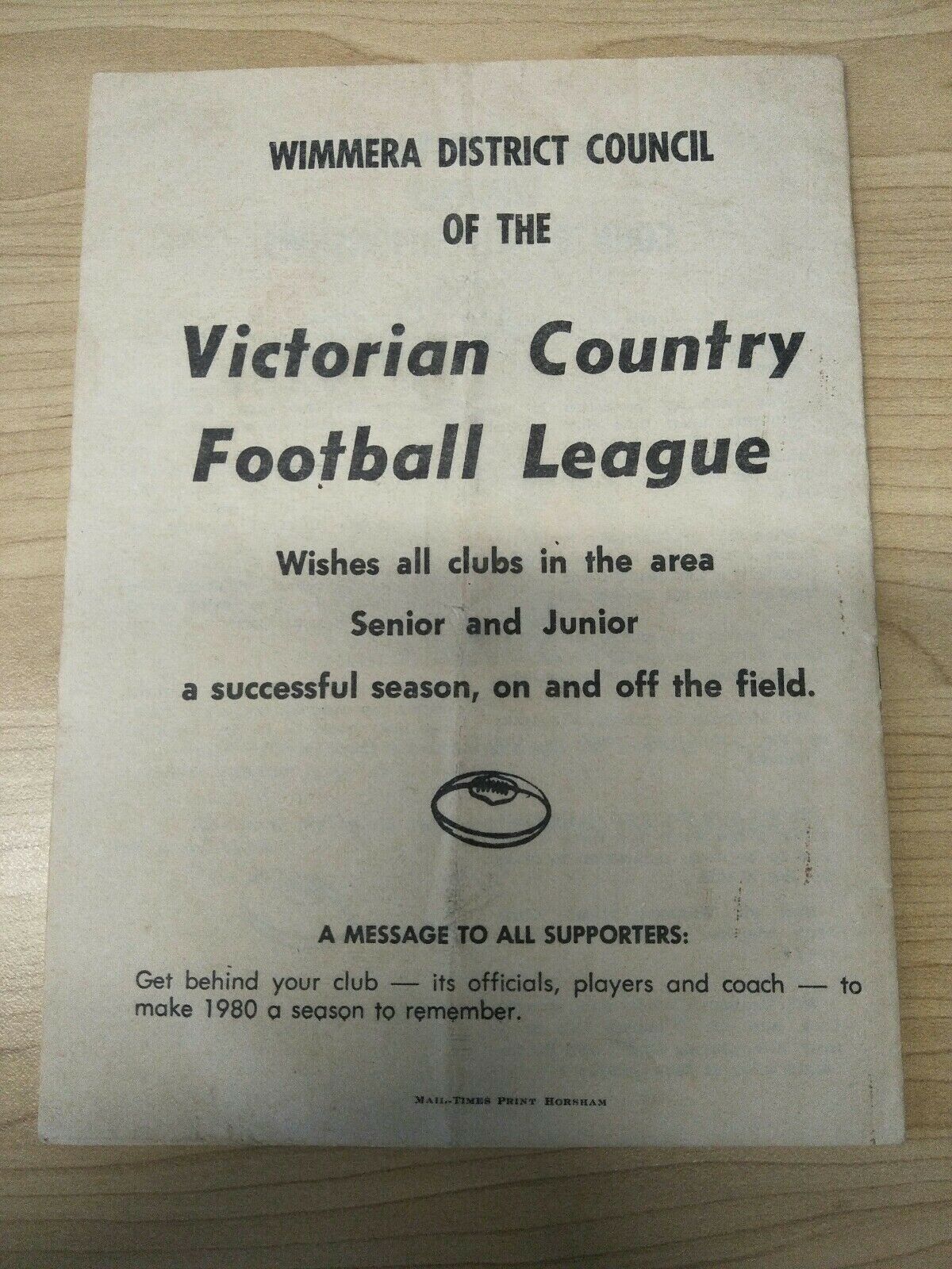 VFL 1980 March 9 Pre-Season Match Essendon v Collingwood Football Record - Image 3