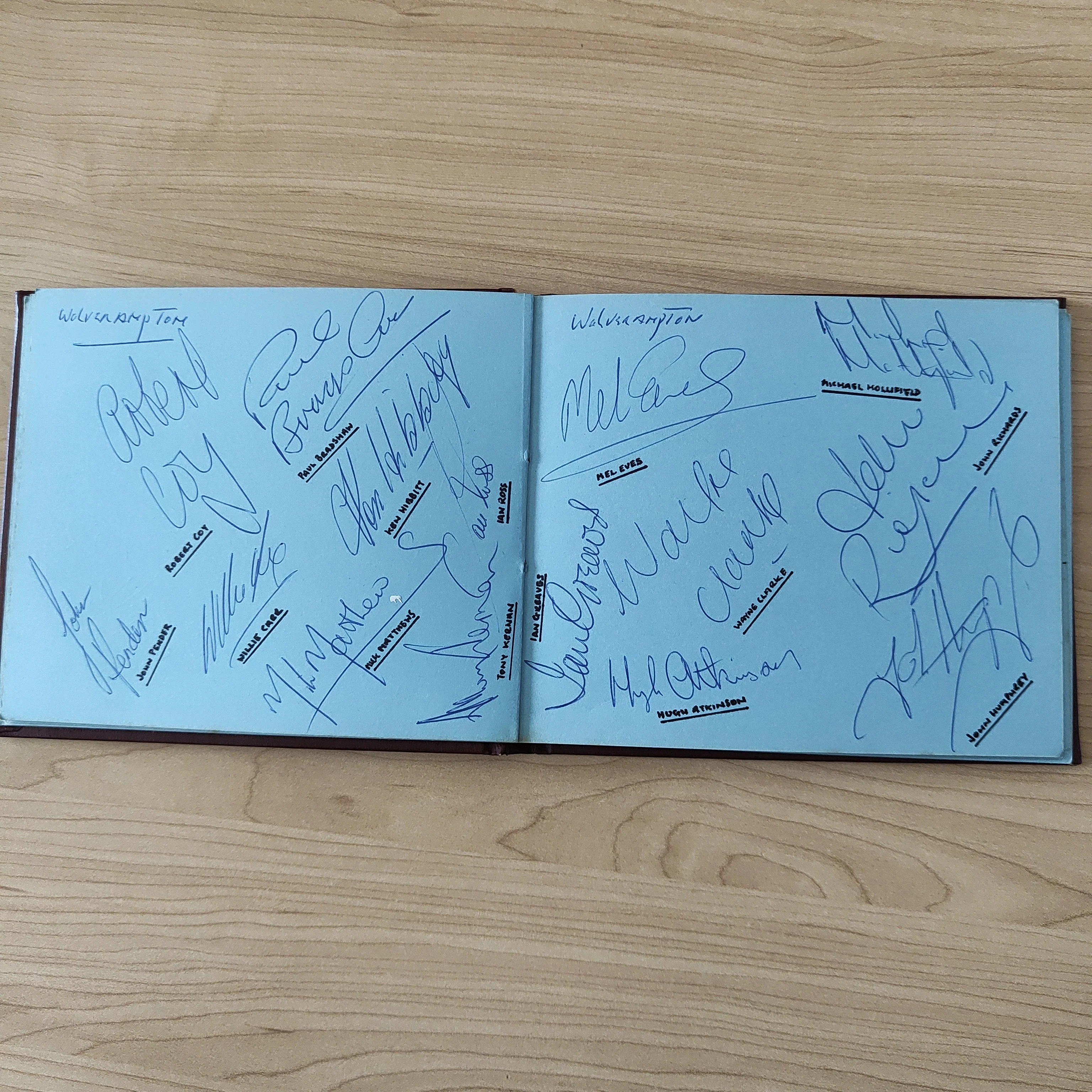Soccer 1981-2 Autograph Book with 210 Signatures Including Manchester City and Liverpool - Image 11