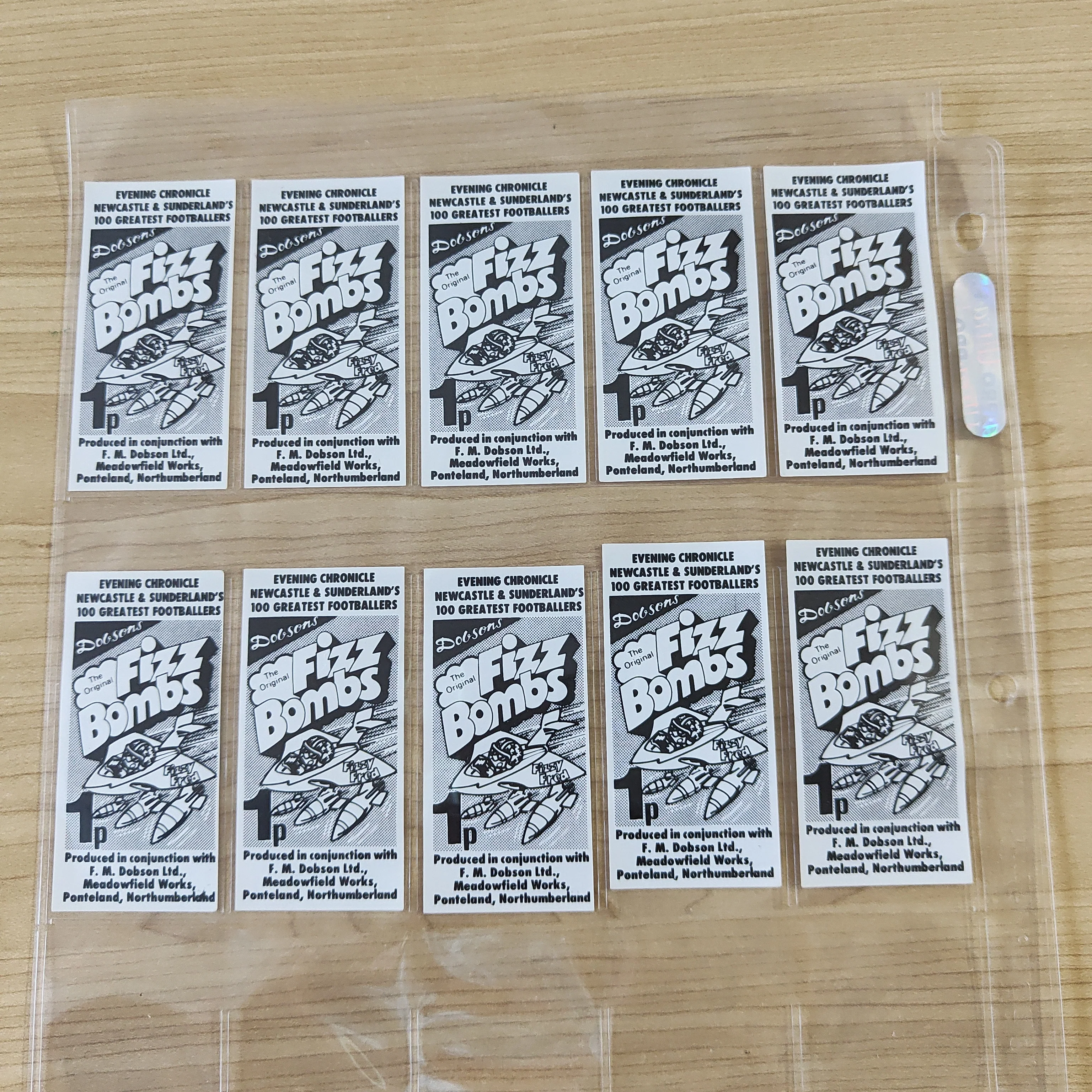 Soccer 1981 F.M. Dobson's Fizz Bombs 100 Greatest Footballers Complete Set of 100 Cigarette Cards - Image 14