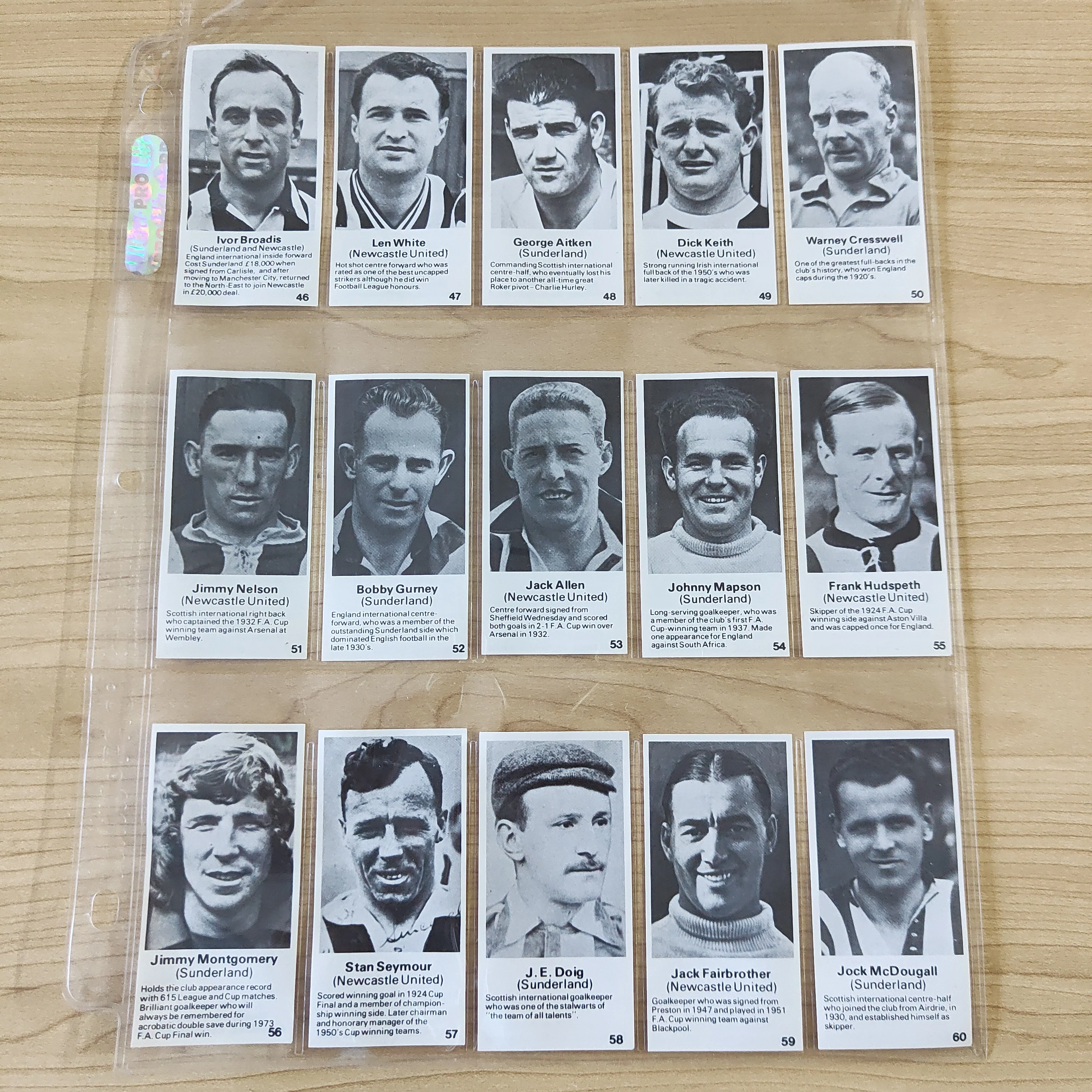 Soccer 1981 F.M. Dobson's Fizz Bombs 100 Greatest Footballers Complete Set of 100 Cigarette Cards - Image 7