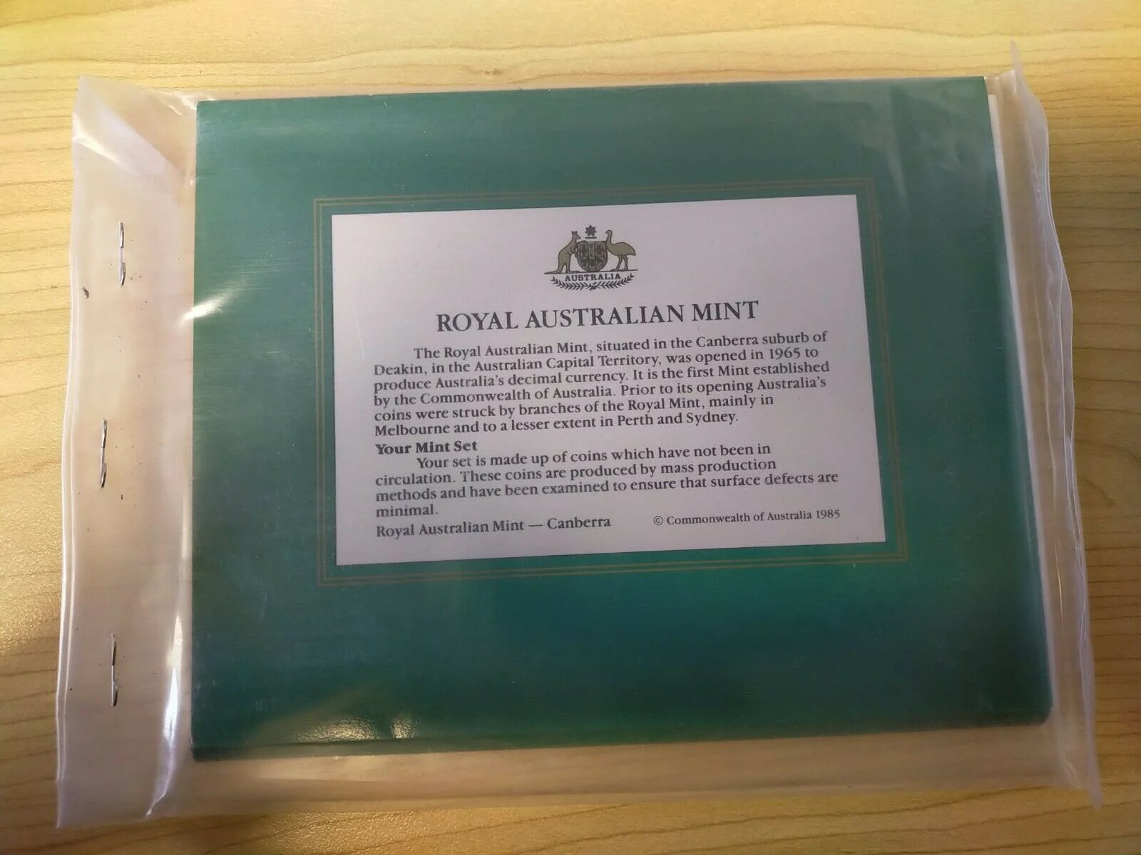 Australia 1985 Royal Australian Mint Uncirculated Coin Set - Image 2