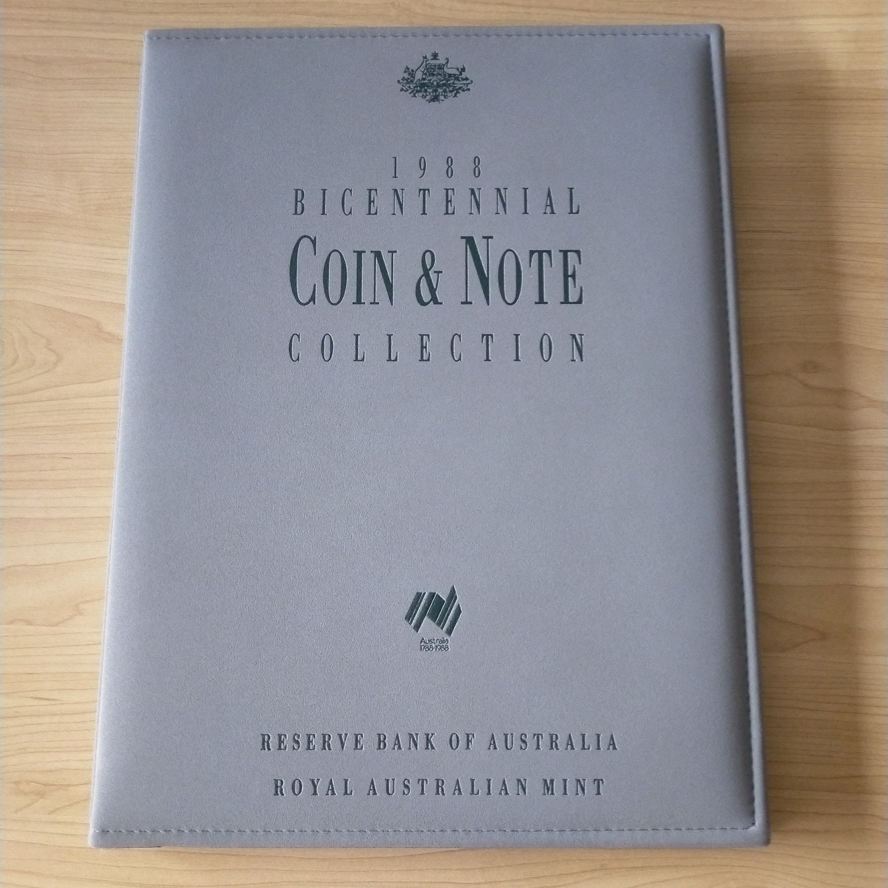 Australia 1988 Royal Australian Mint Bicentennial Coin and Note Collection in Folder and Cover - Image 2
