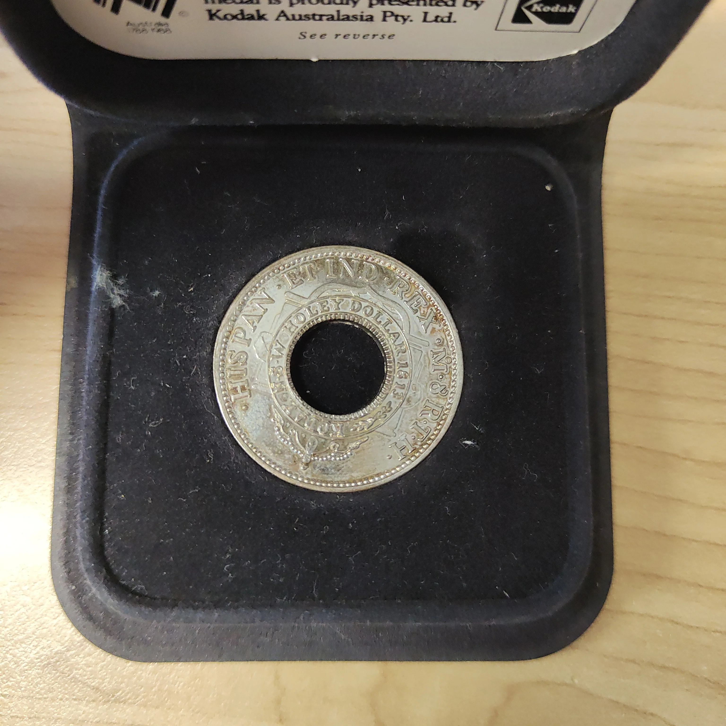 Australia 1988, Kodak Medal commemorating the Holey Dollar - Image 2