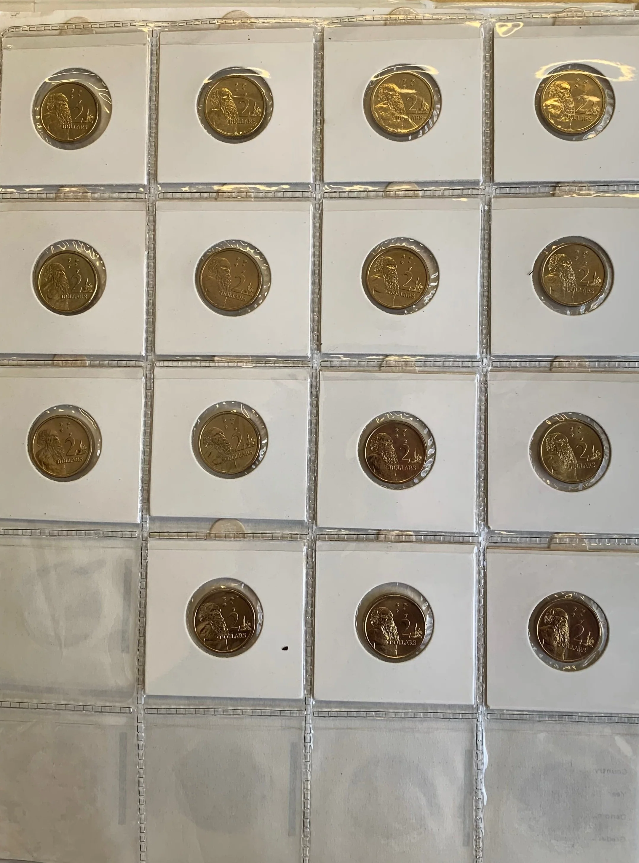 Australia 1988 - 2002 Royal Australian Mint $2 Two Dollars Uncirculated Coin Collection - Image 2