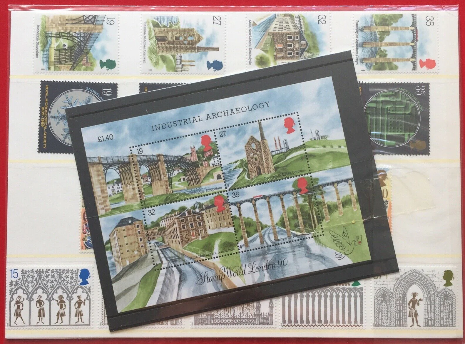 GB Great Britain 1989 Royal Mail Stamp Year Album Volume 6 Includes Years Issues. - Image 3