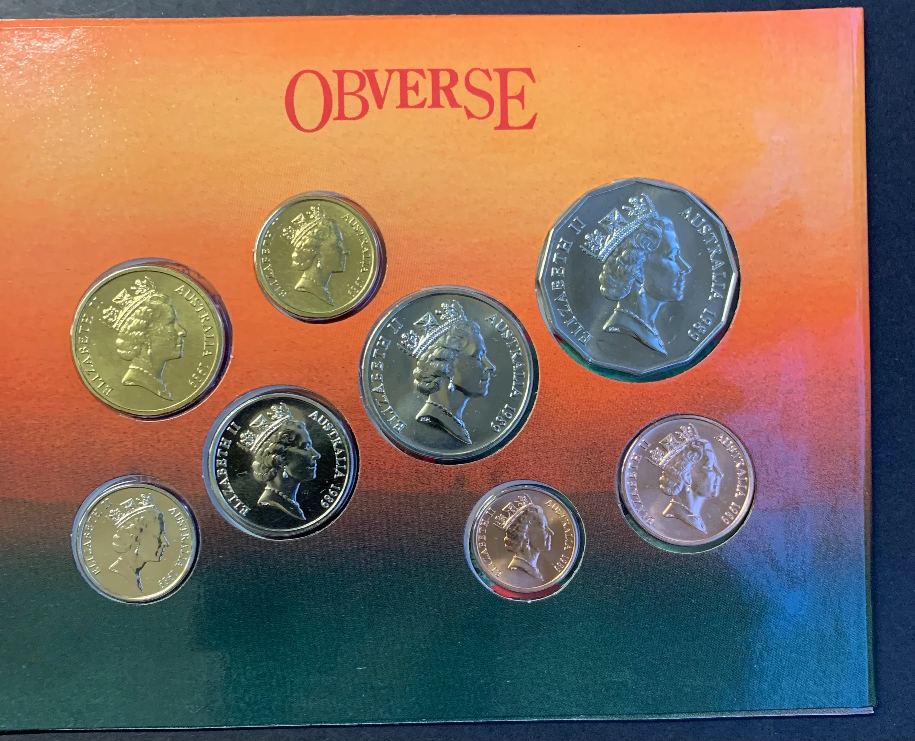 Australia 1989 Royal Australian Mint Uncirculated Coin Set - Image 3