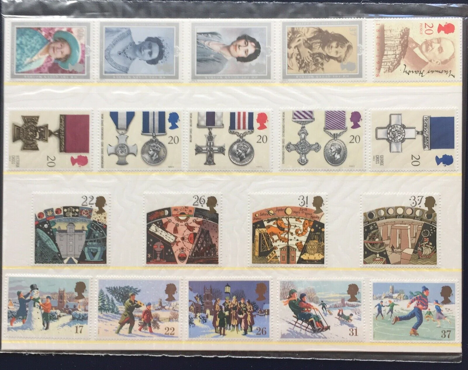 GB Great Britain 1990 Royal Mail Stamp Year Album Volume 7 Includes Years Issues. - Image 2