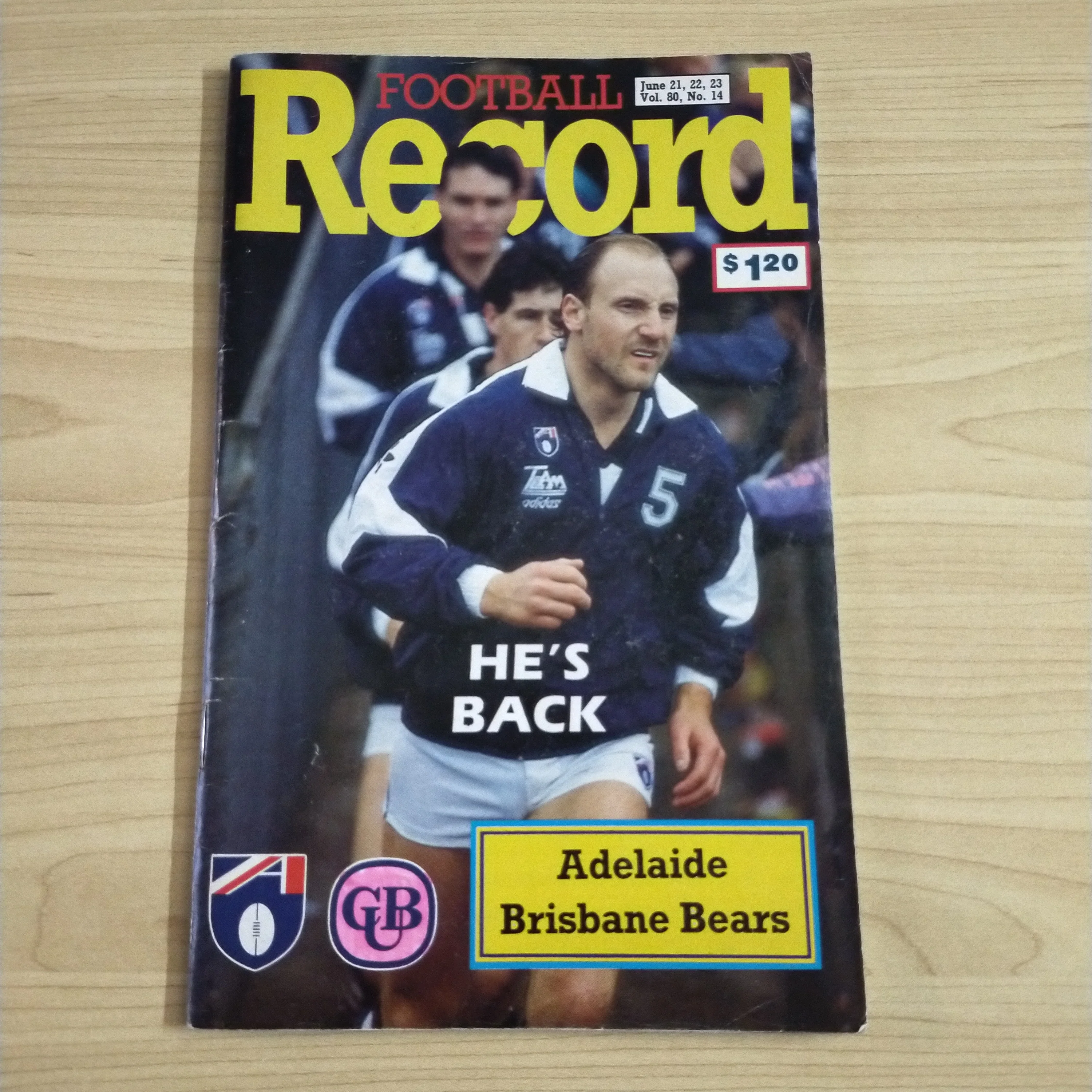 AFL 1991 Lot of 9 Adelaide Football Records from Adelaide's First Season - Image 2
