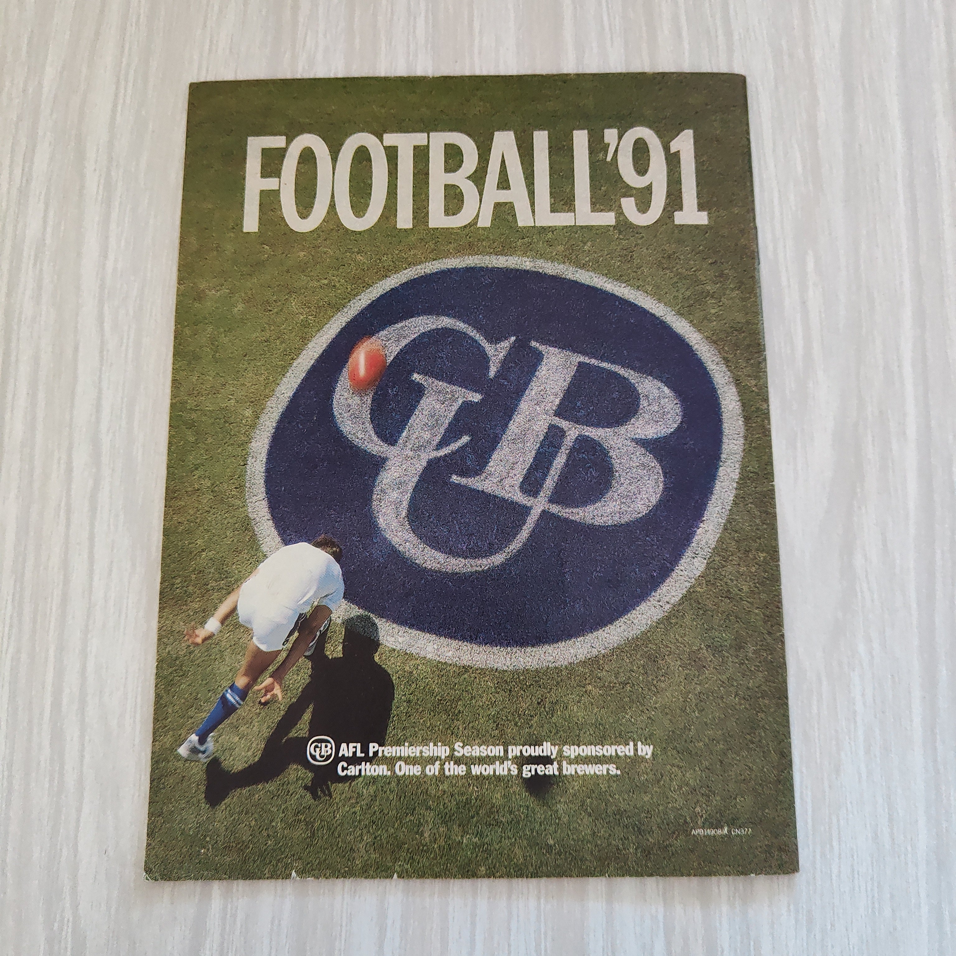 Football 1991 May 28 to July 16 Australian Football State of Origin Programme - Image 3