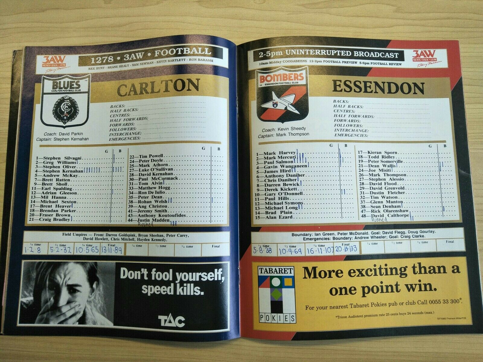 AFL 1993 Grand Final Football Record Carlton v Essendon - Image 2