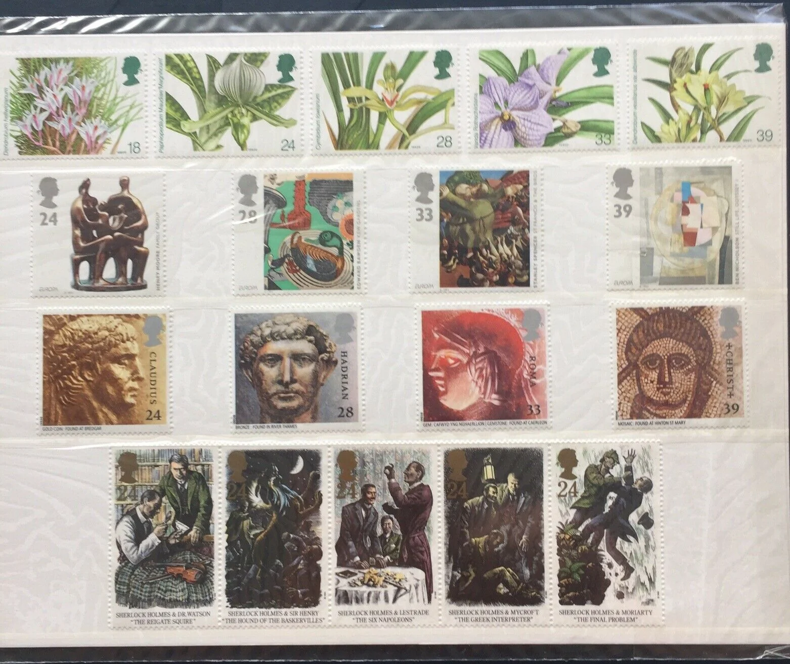 GB Great Britain 1993 Royal Mail Stamp Year Album Volume 10 Includes Years Issues. - Image 3