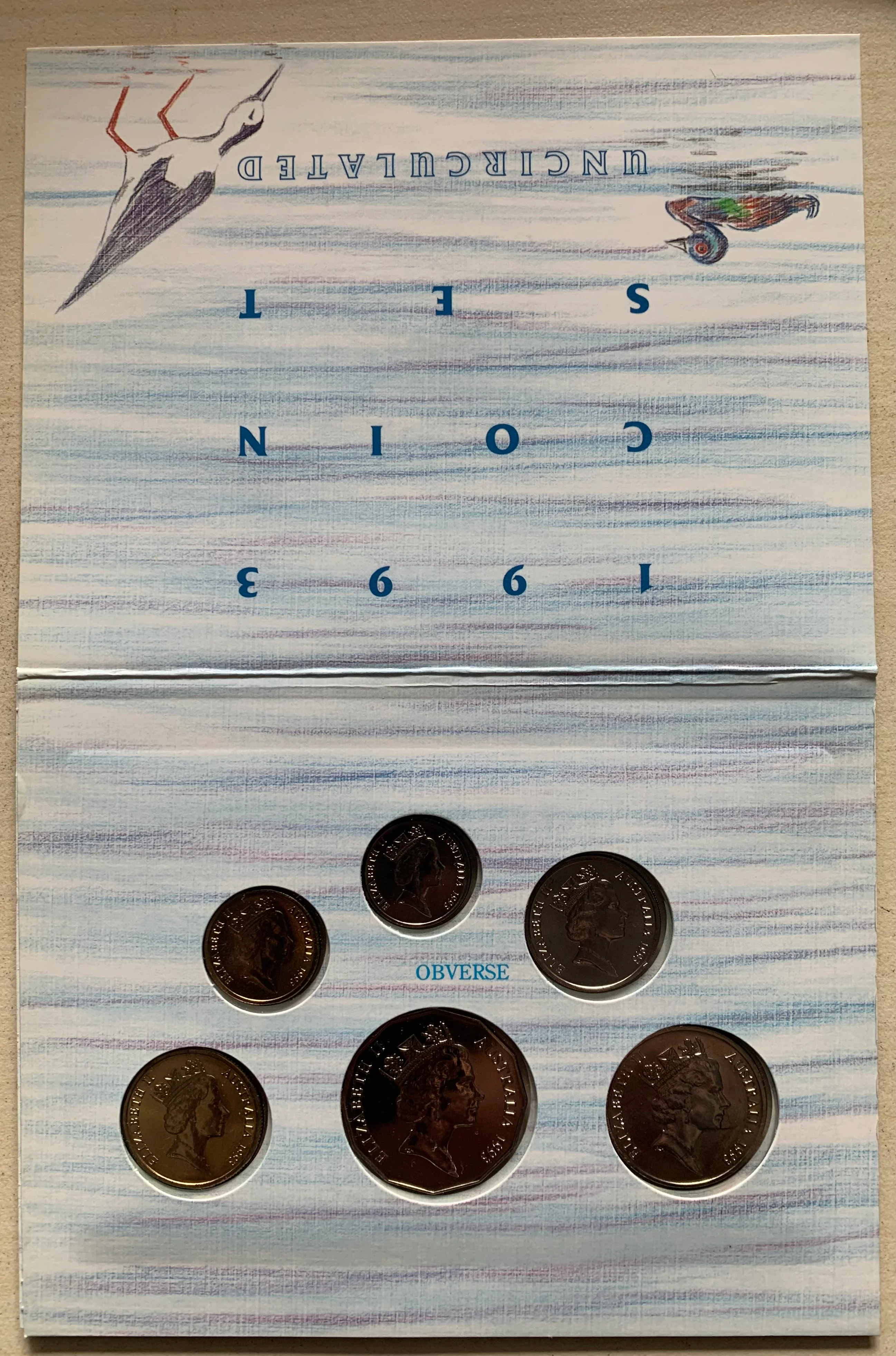 Australia 1993 Royal Australian Mint Uncirculated Coin Set. Superb Condition - Image 3