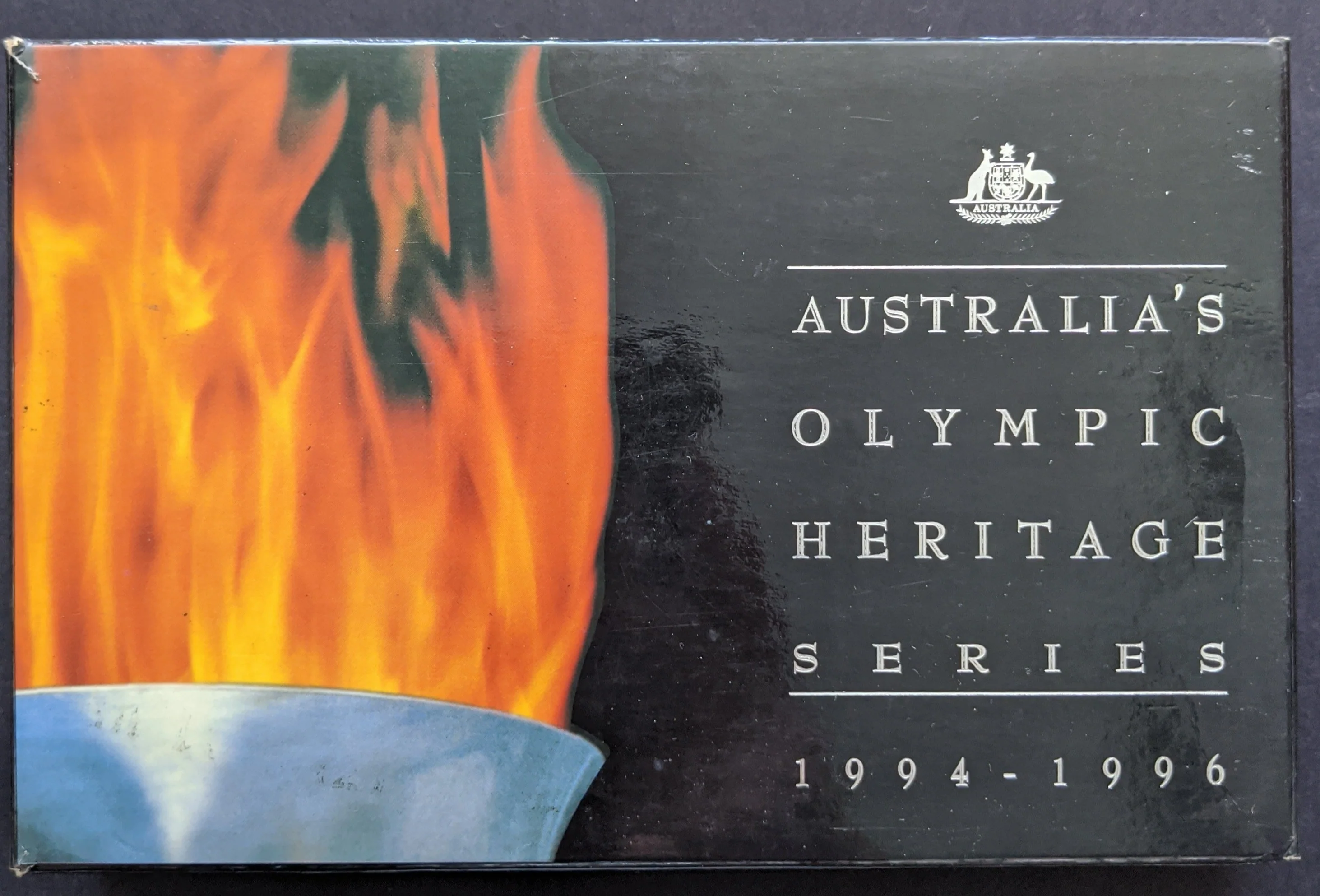 Australia 1994 - 1996 Royal Australian Mint SILVER $10 Olympic Heritage Series 6 coins - Image 2