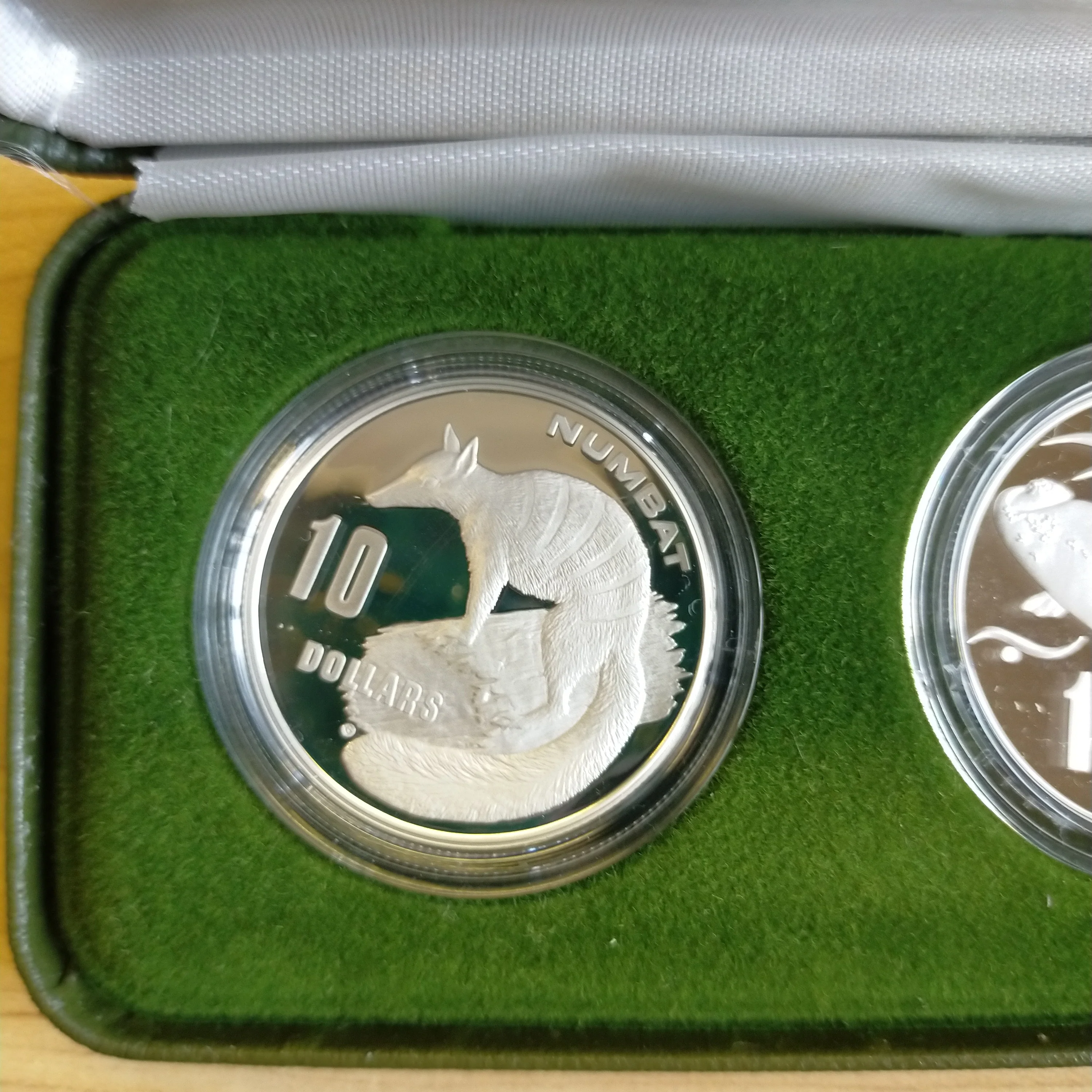 Australia 1995-98 Royal Australian Mint $10 Australia's Endangered Species Standard Proof Sterling Silver Coin Set of 4 - Image 2