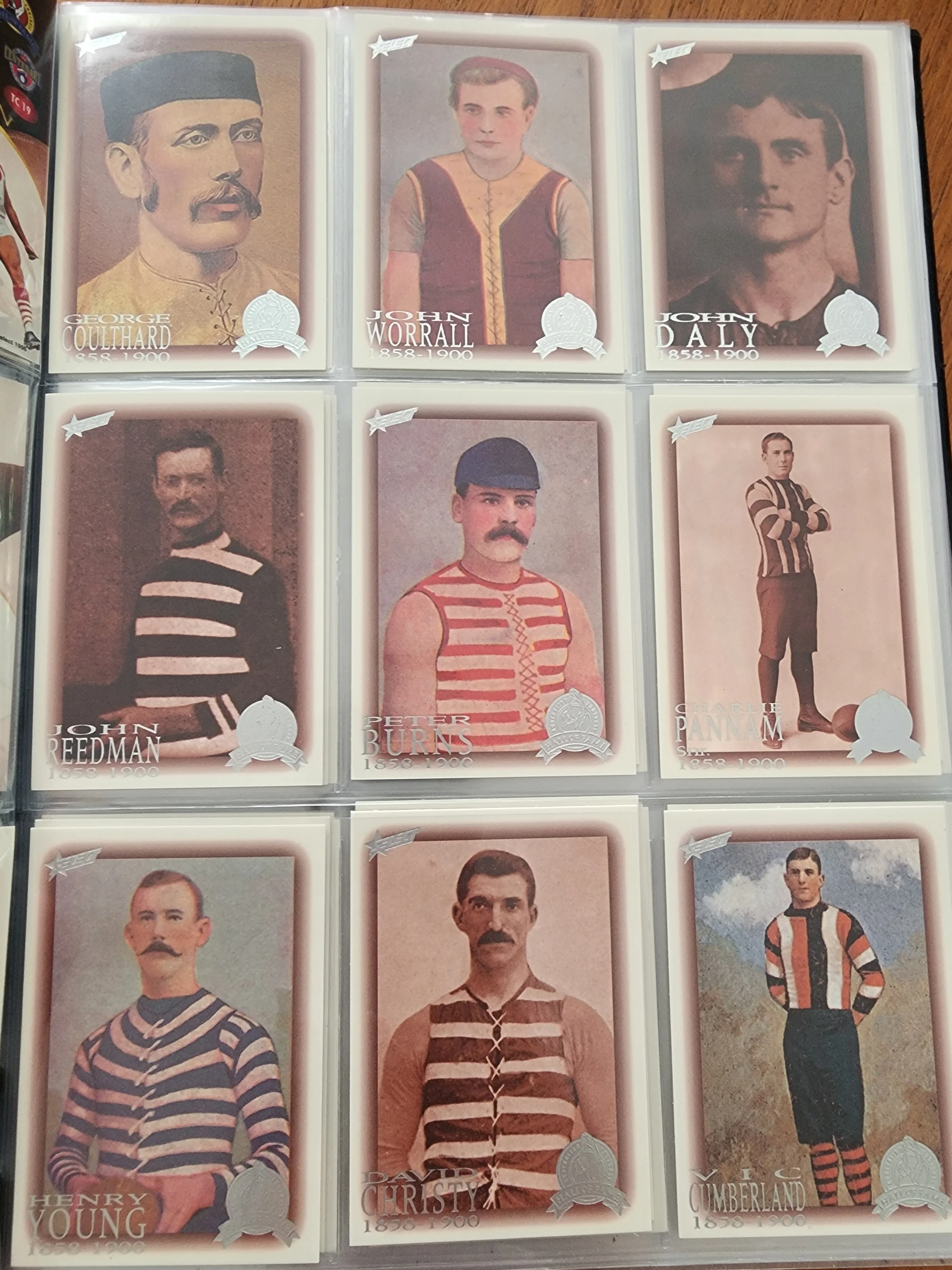 1996 AFL Hall Of Fame Platinum Set Inc Triple Brownlow Signature card (Dick Reynolds, Ian Stewart, Bob Skilton) - Image 10