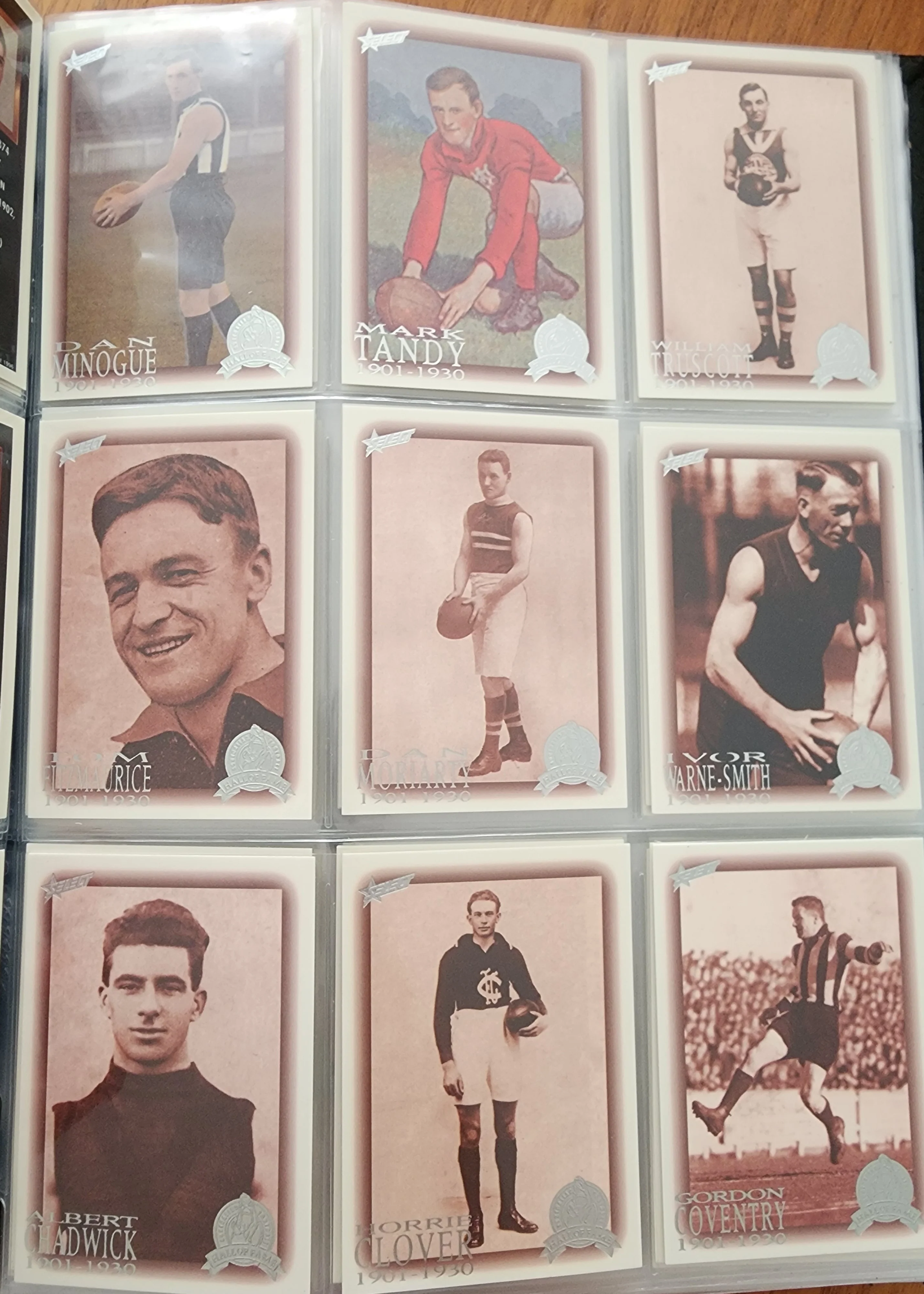 1996 AFL Hall Of Fame Platinum Set Inc Triple Brownlow Signature card (Dick Reynolds, Ian Stewart, Bob Skilton) - Image 12
