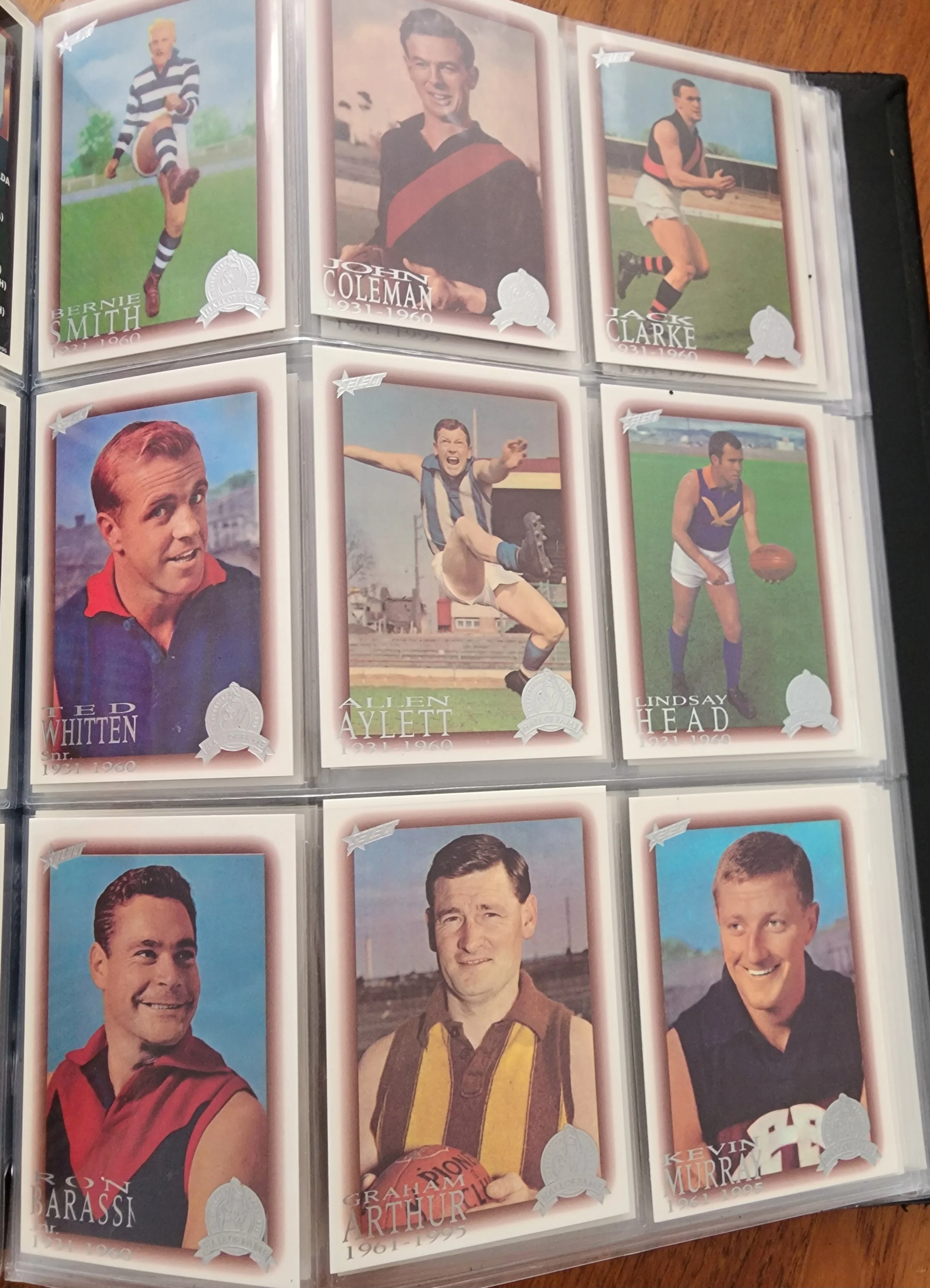 1996 AFL Hall Of Fame Platinum Set Inc Triple Brownlow Signature card (Dick Reynolds, Ian Stewart, Bob Skilton) - Image 17
