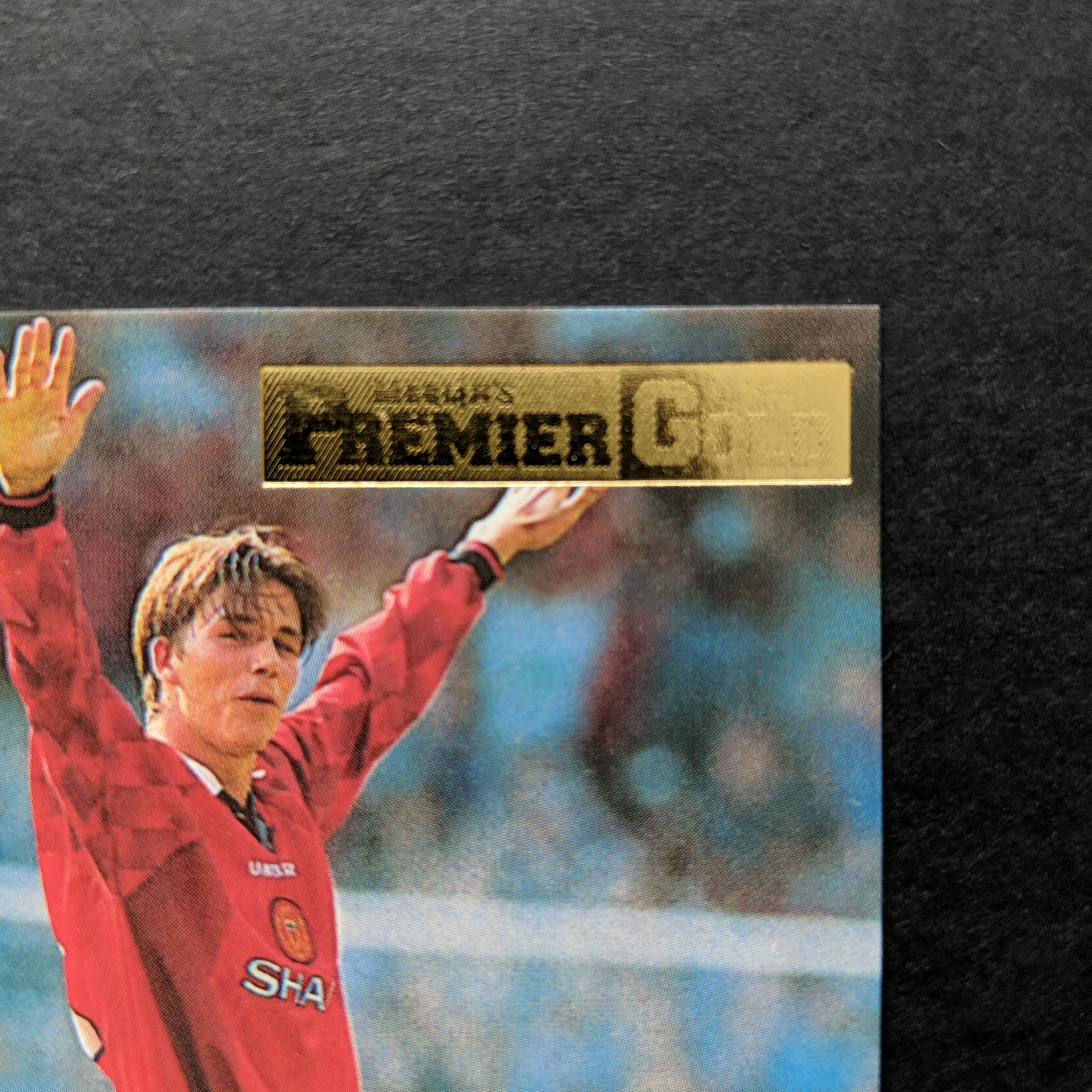 Soccer Merlin 1996 Premier Gold David Beckham Rookie Card Manchester United - Image 3
