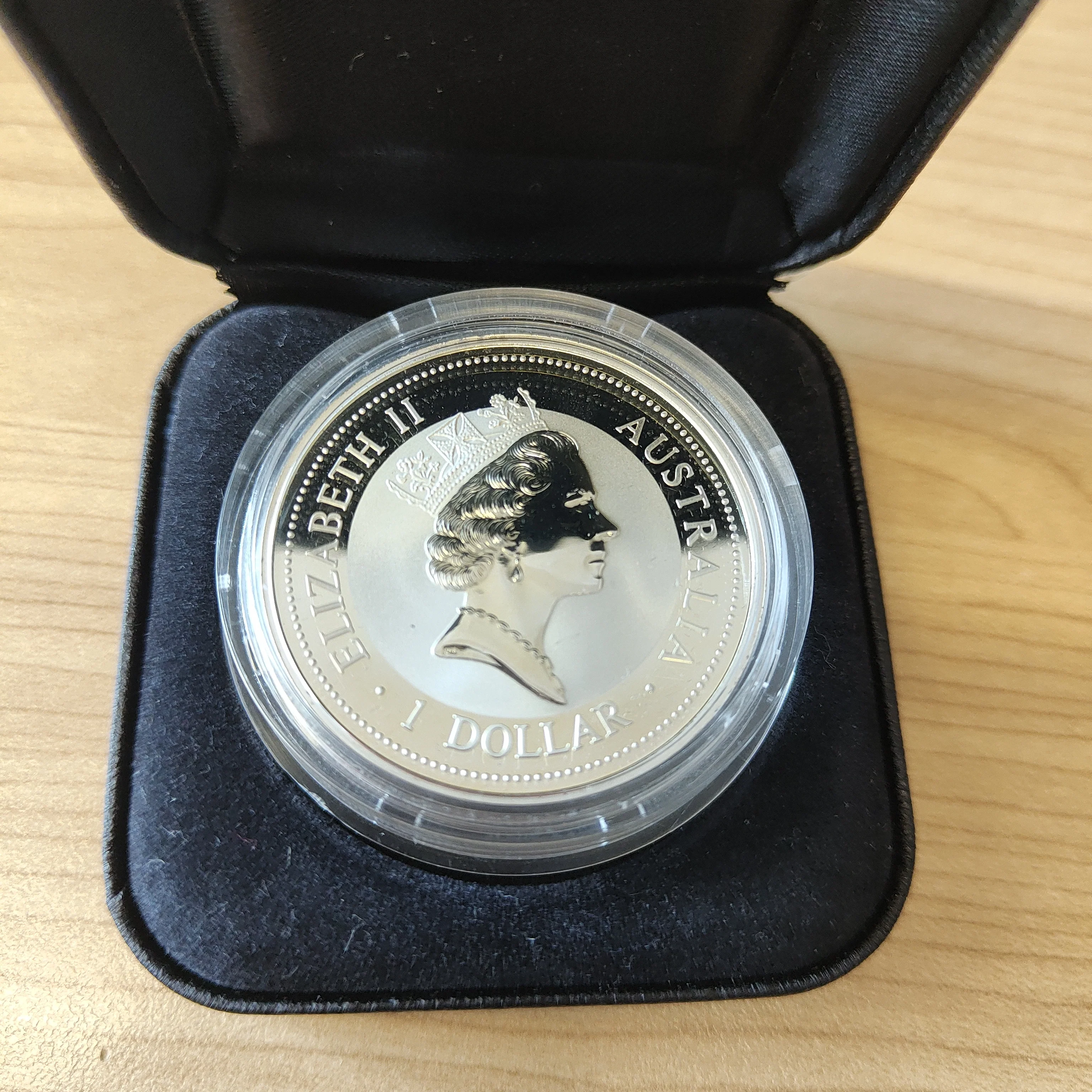 Australia 1997 Perth Mint The Australian Kookaburra Finland Privy Mark 1oz .999 Silver Coin - Image 3