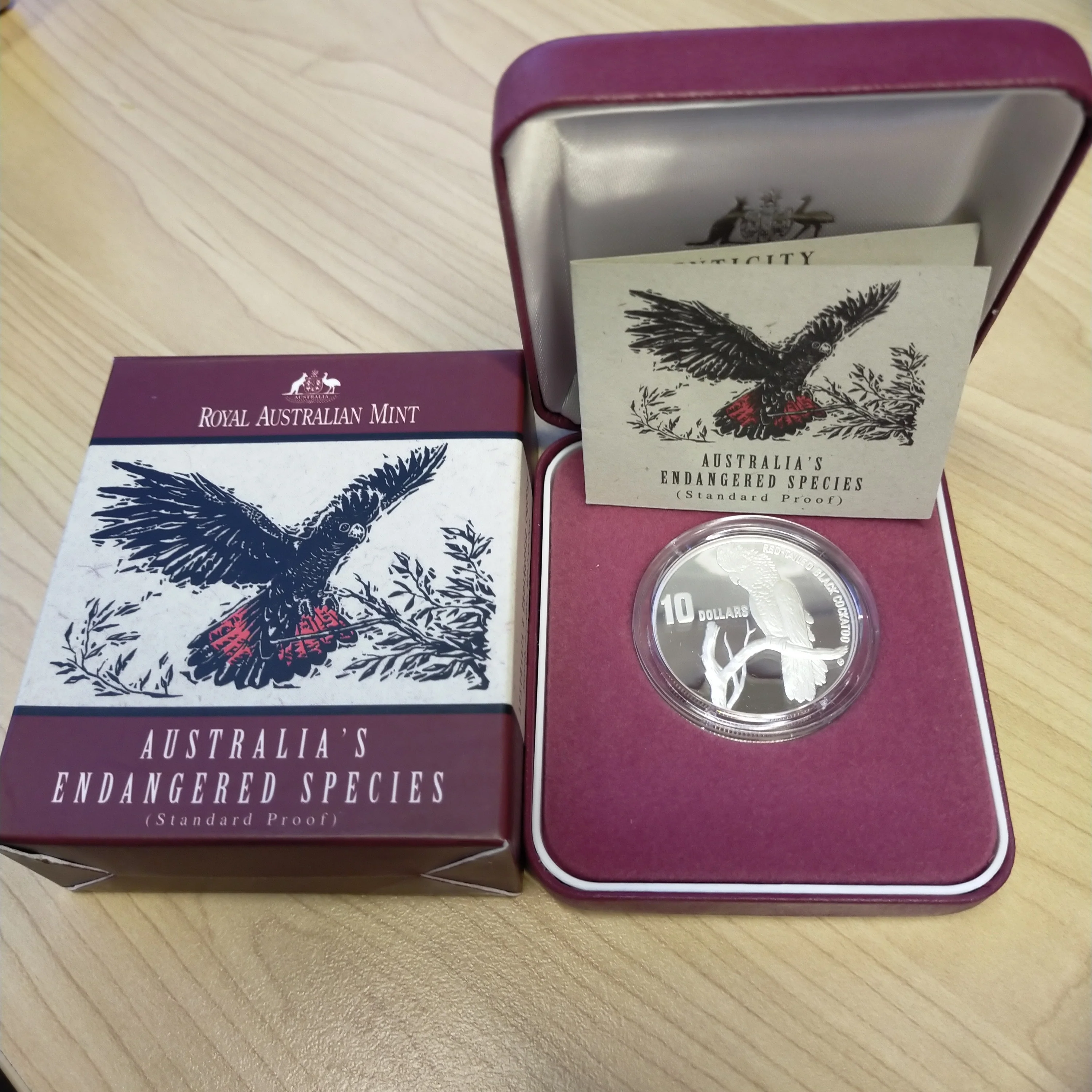 Royal Australian Mint $10 Australia's Endangered Species Set of 4 95-98 Silver Proof Coins - Image 3