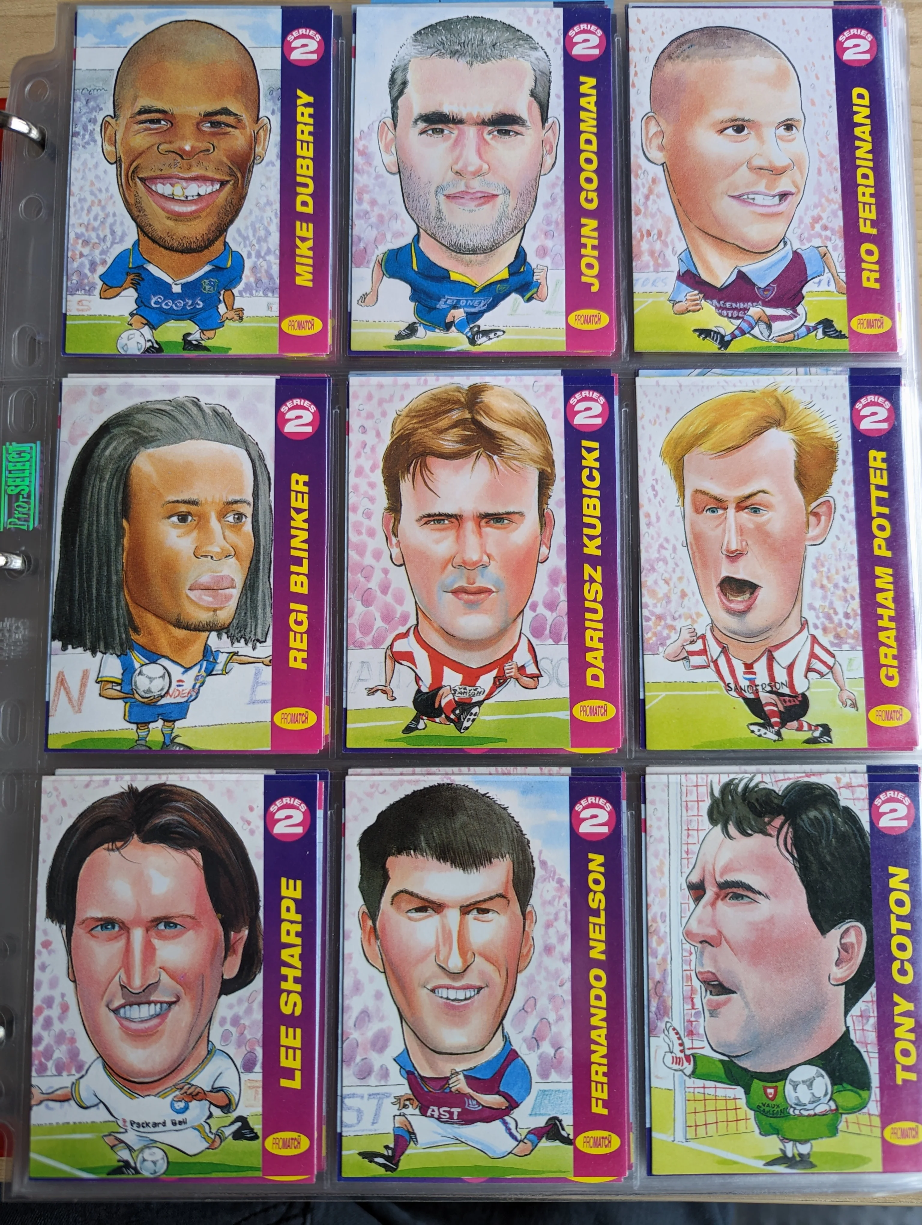 1997 Soccer Football Promatch Series 2 Card Set