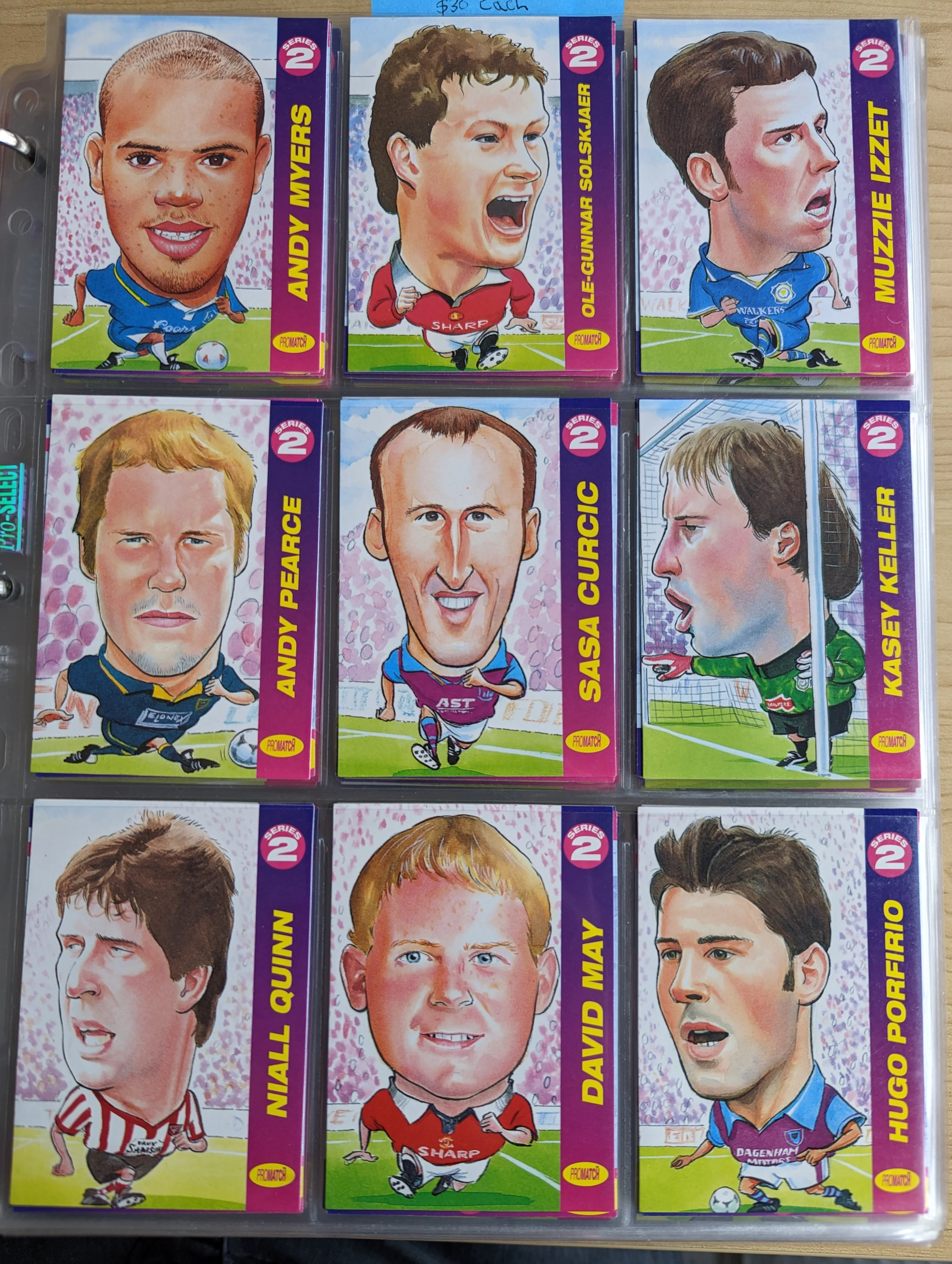 1997 Soccer Football Promatch Series 2 Card Set - Image 3