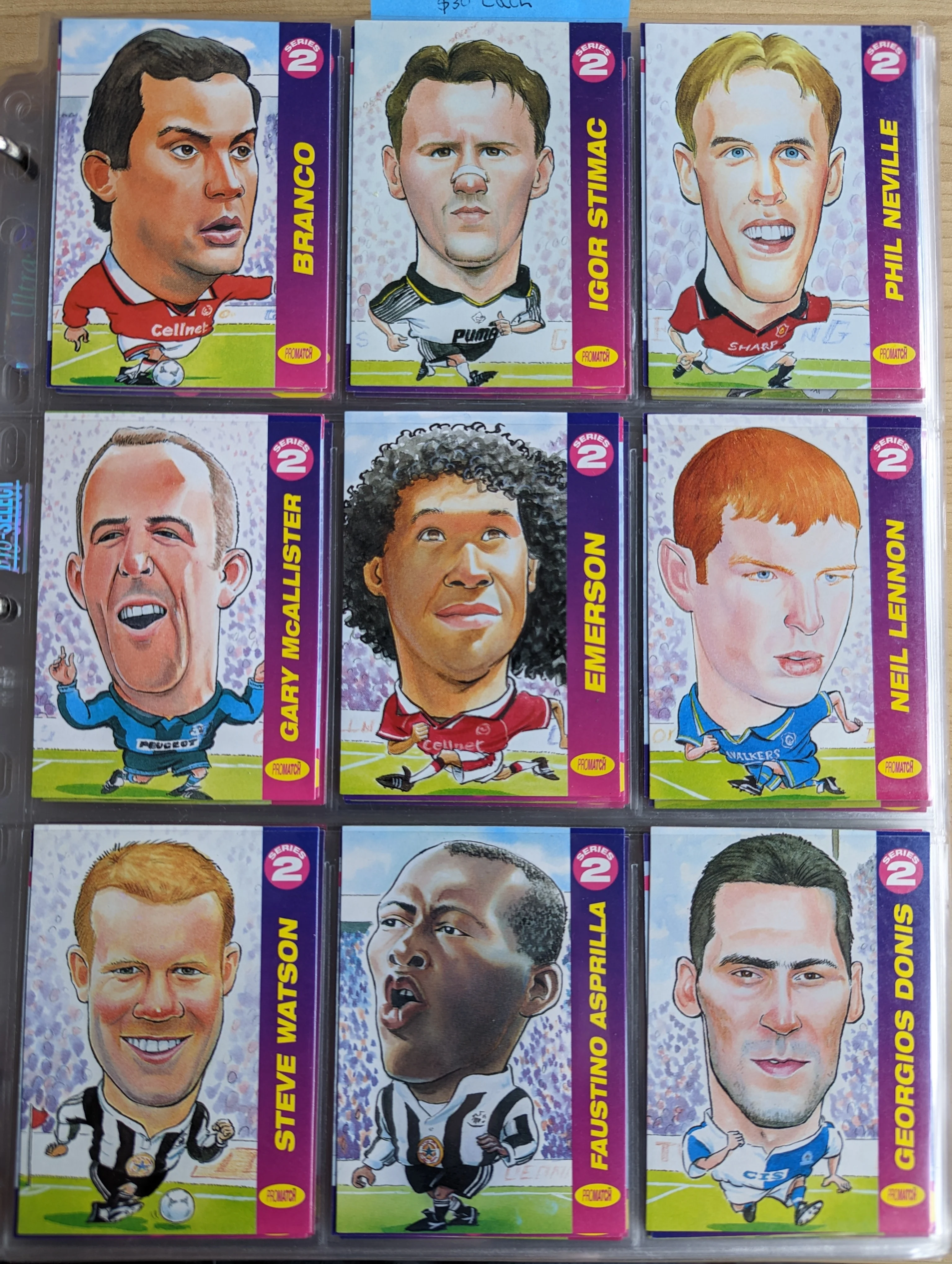 1997 Soccer Football Promatch Series 2 Card Set - Image 4