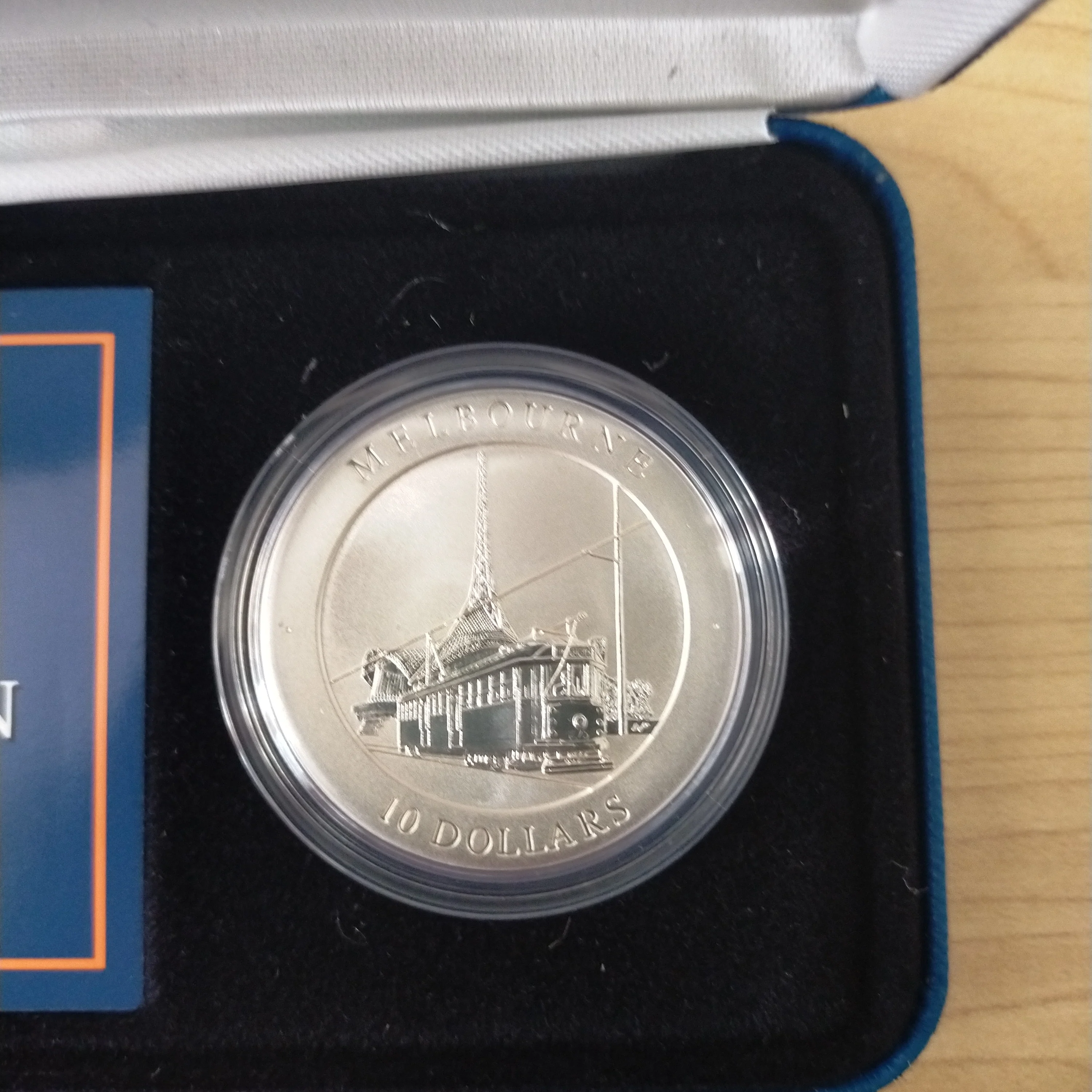 1998 Royal Australian Mint set of 2 $10 Coins of the Victorian Capital Proof Silver Coins - Image 3