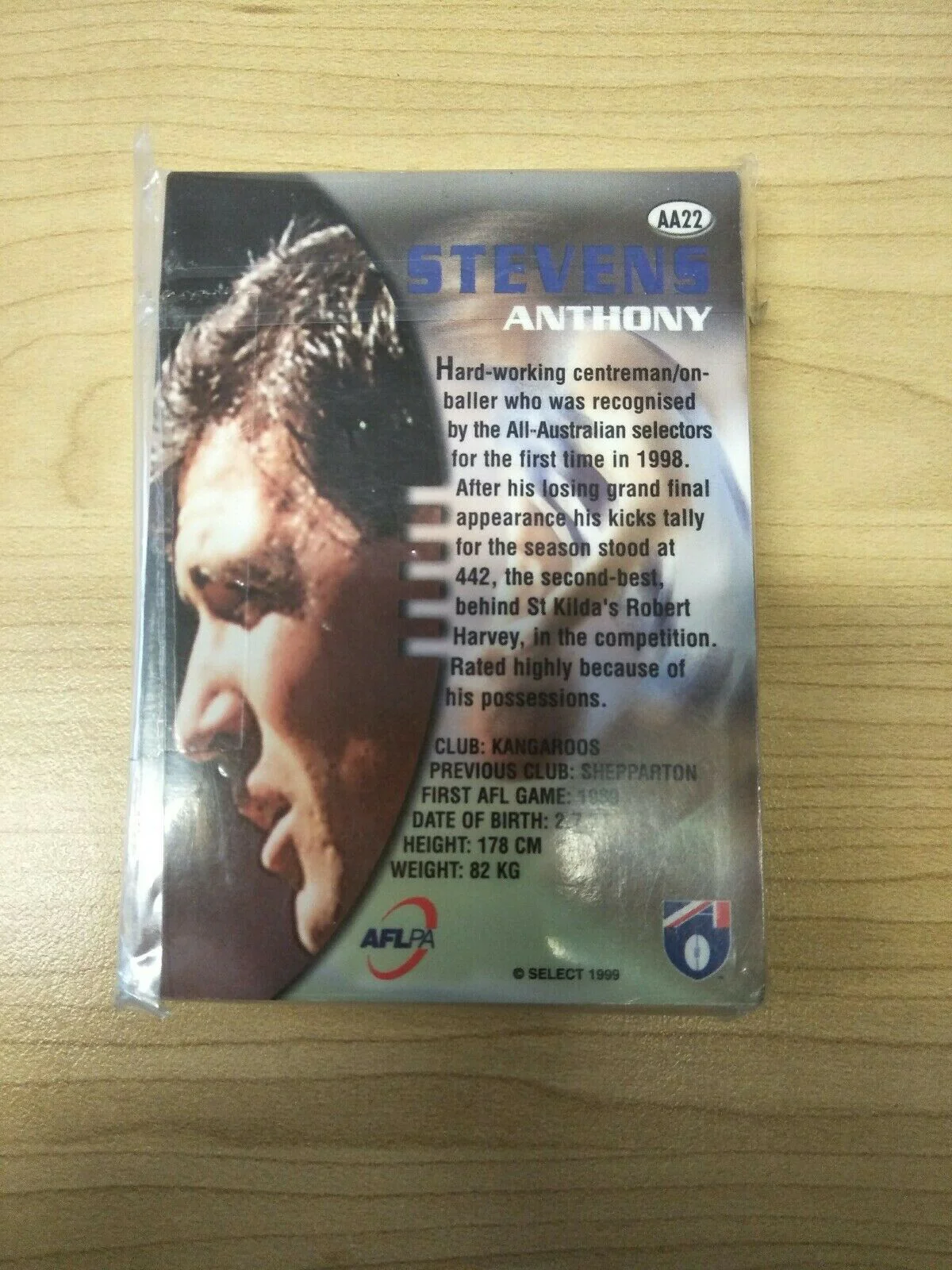 1999 AFL Select All Australian Complete Set of 22 Cards Good Condition - Image 3