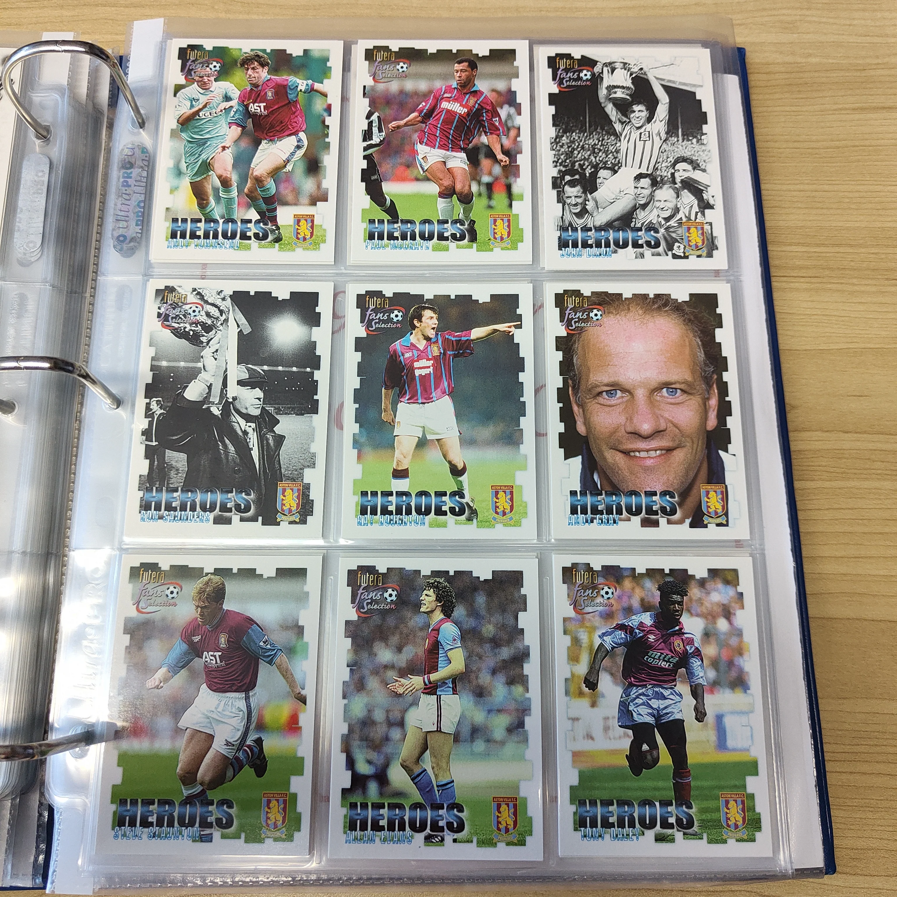 1999 Futera Fans Selection Aston Villa Team Set of Soccer Cards - Image 5