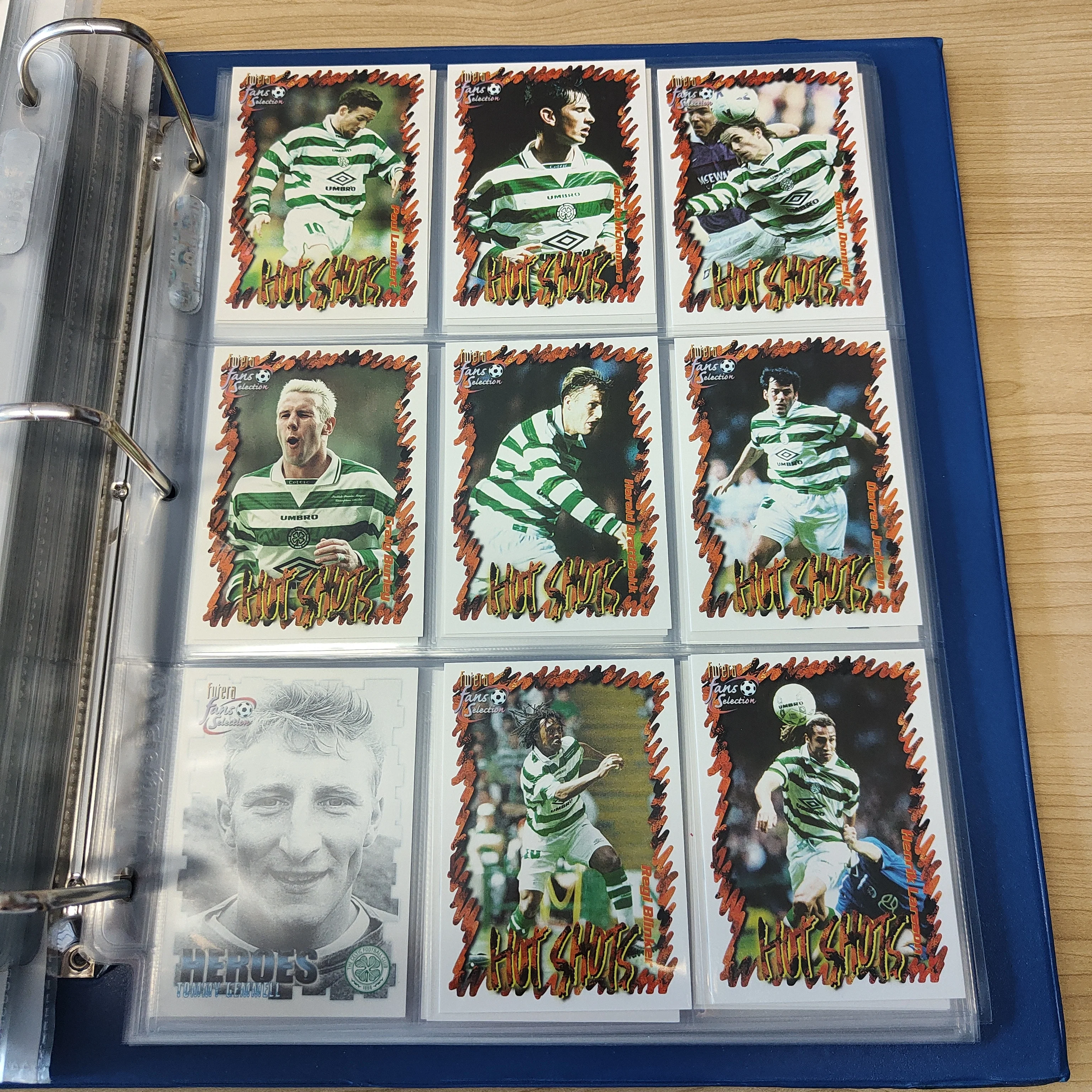 1999 Futera Fans Selection Celtic Incomplete Team Set of Soccer Cards - Image 4