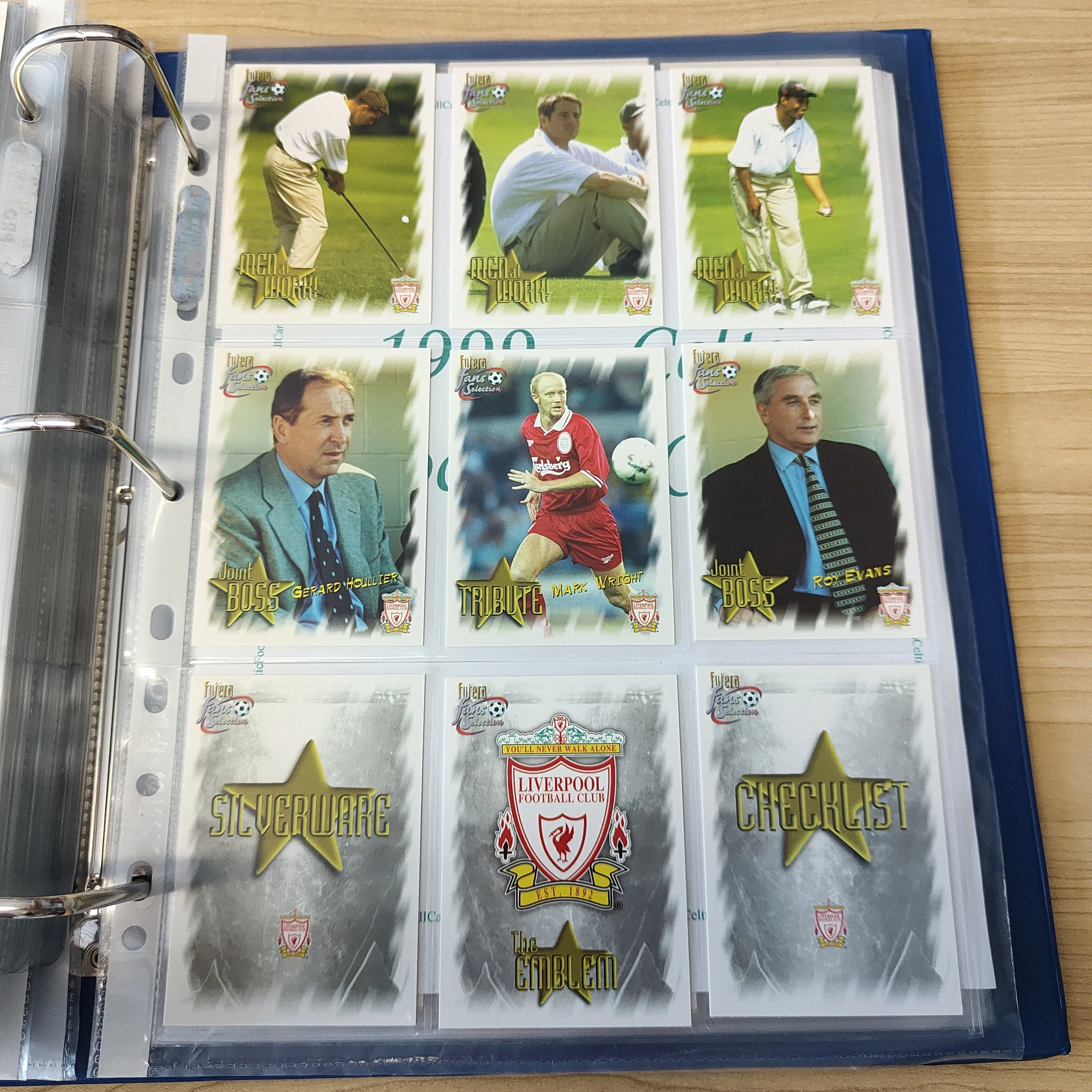 1999 Futera Fans Selection Liverpool Team Set of Soccer Cards - Image 10