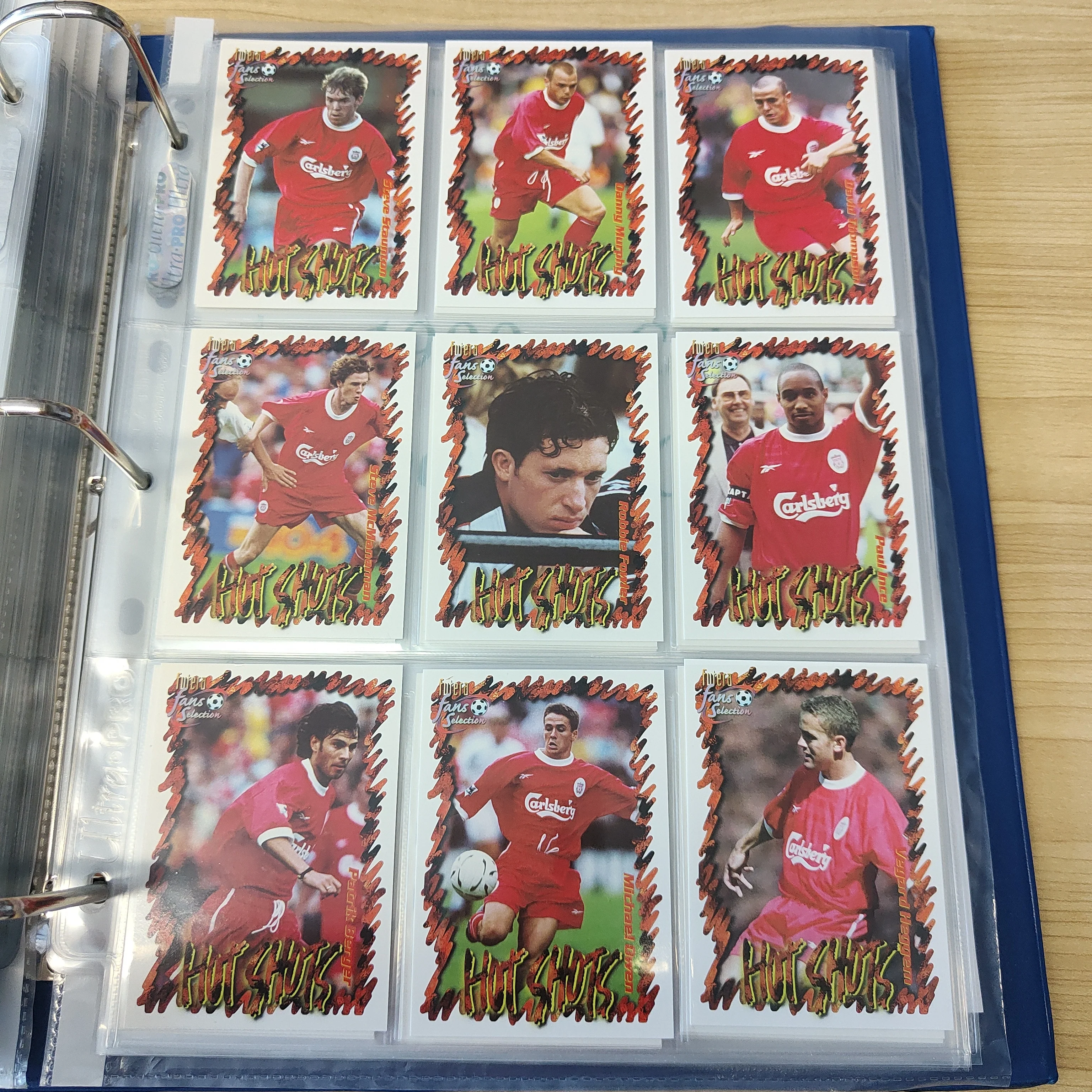 1999 Futera Fans Selection Liverpool Team Set of Soccer Cards - Image 5