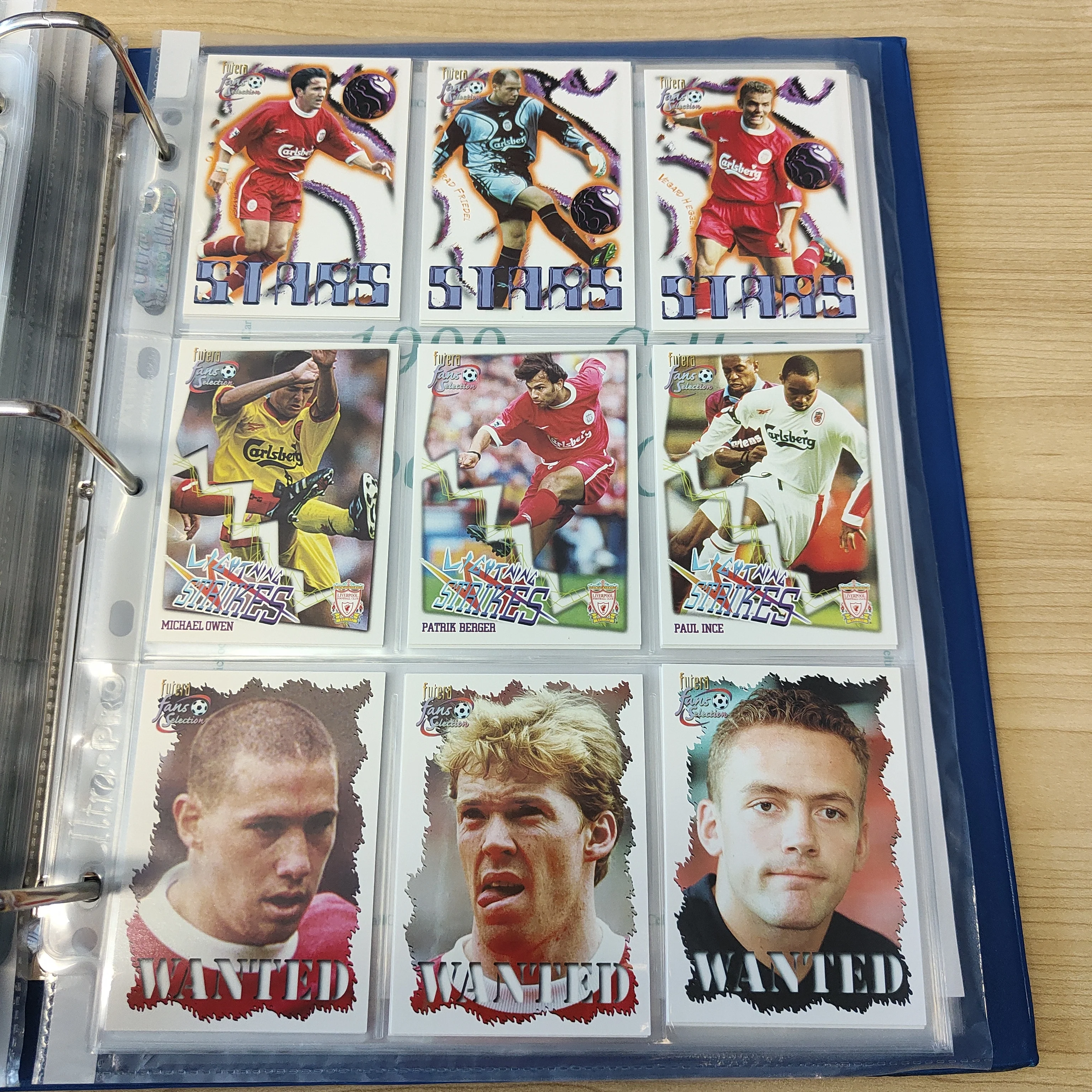 1999 Futera Fans Selection Liverpool Team Set of Soccer Cards - Image 7
