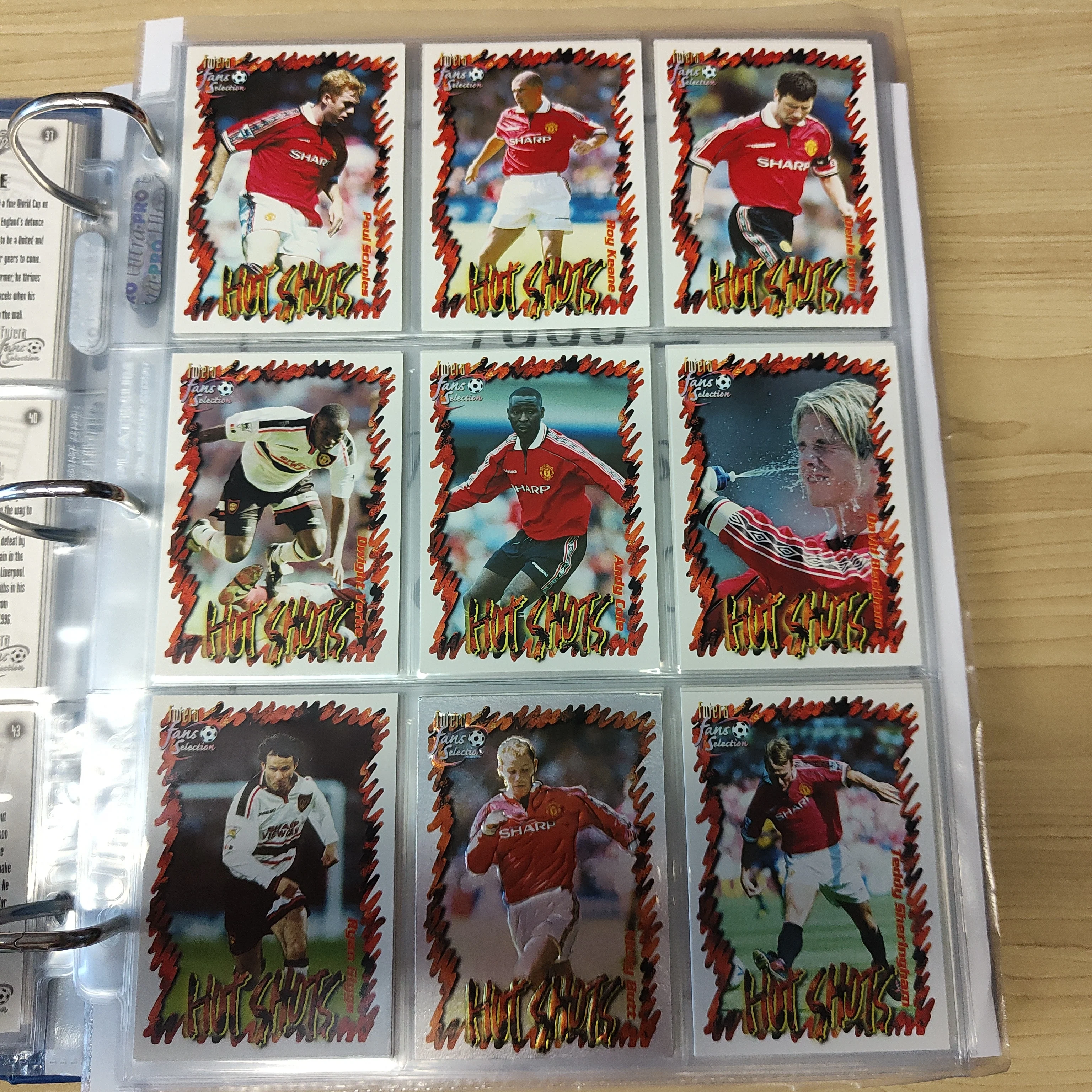 1999 Futera Fans Selection Manchester United Team Set of Soccer Cards - Image 4