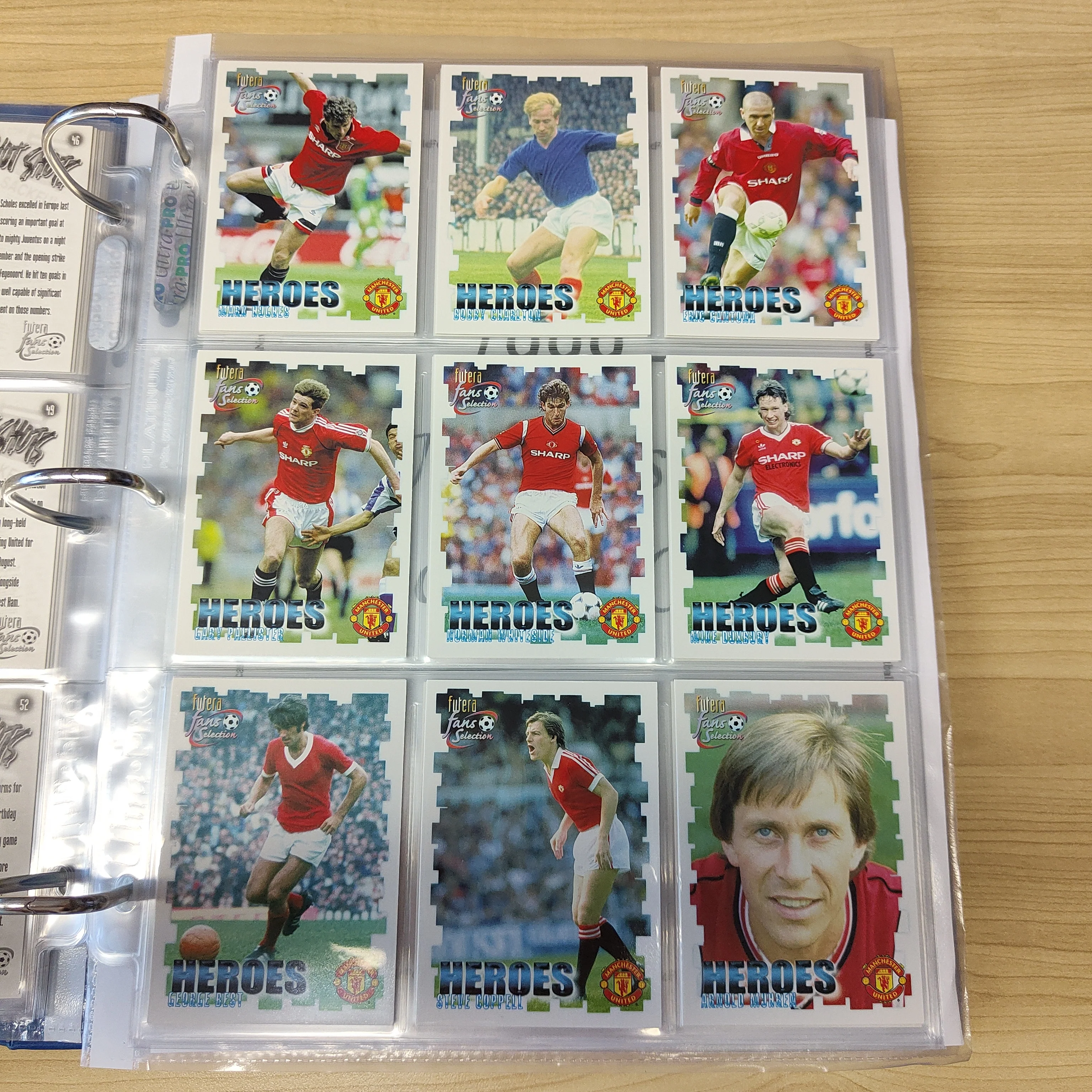 1999 Futera Fans Selection Manchester United Team Set of Soccer Cards - Image 5