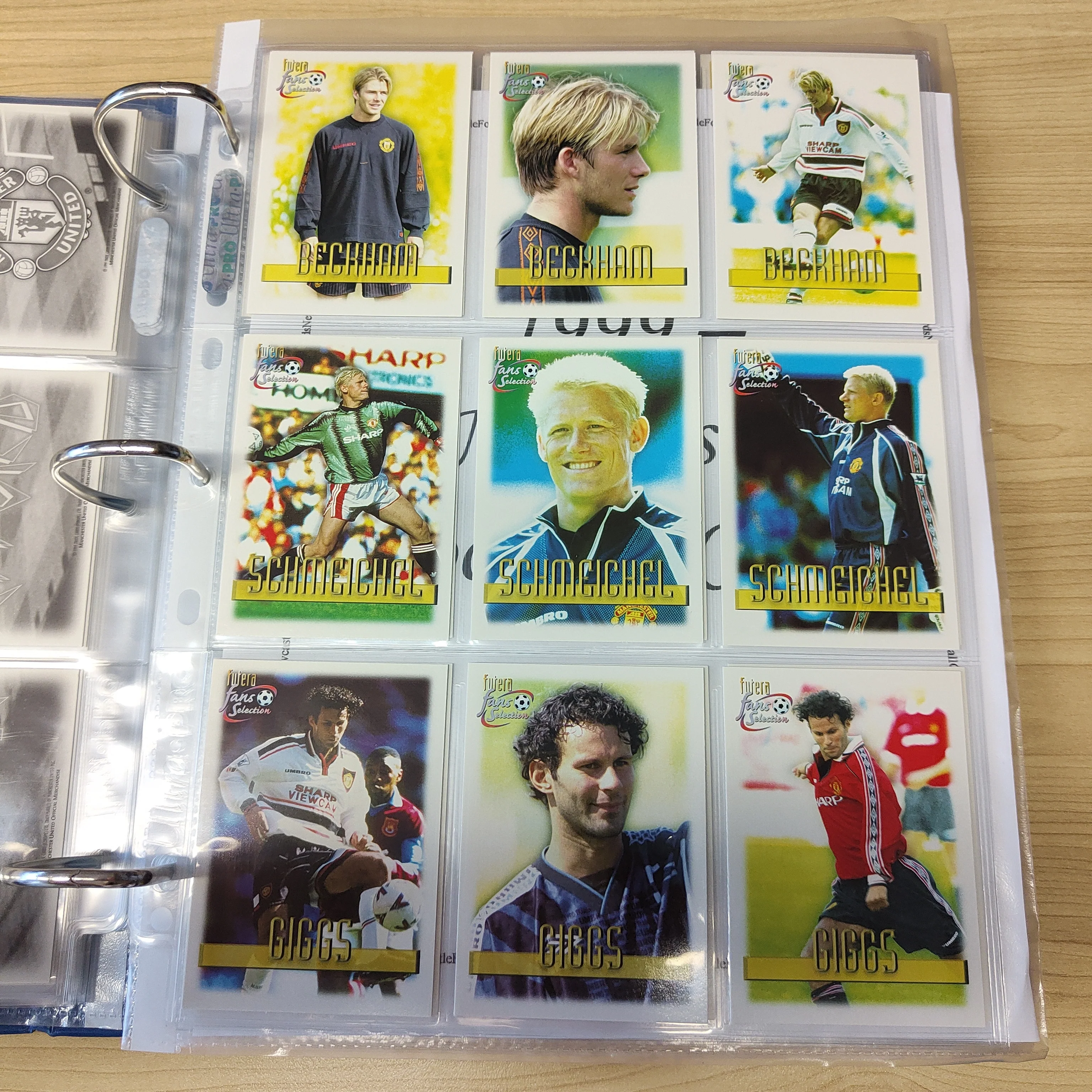 1999 Futera Fans Selection Manchester United Team Set of Soccer Cards - Image 8