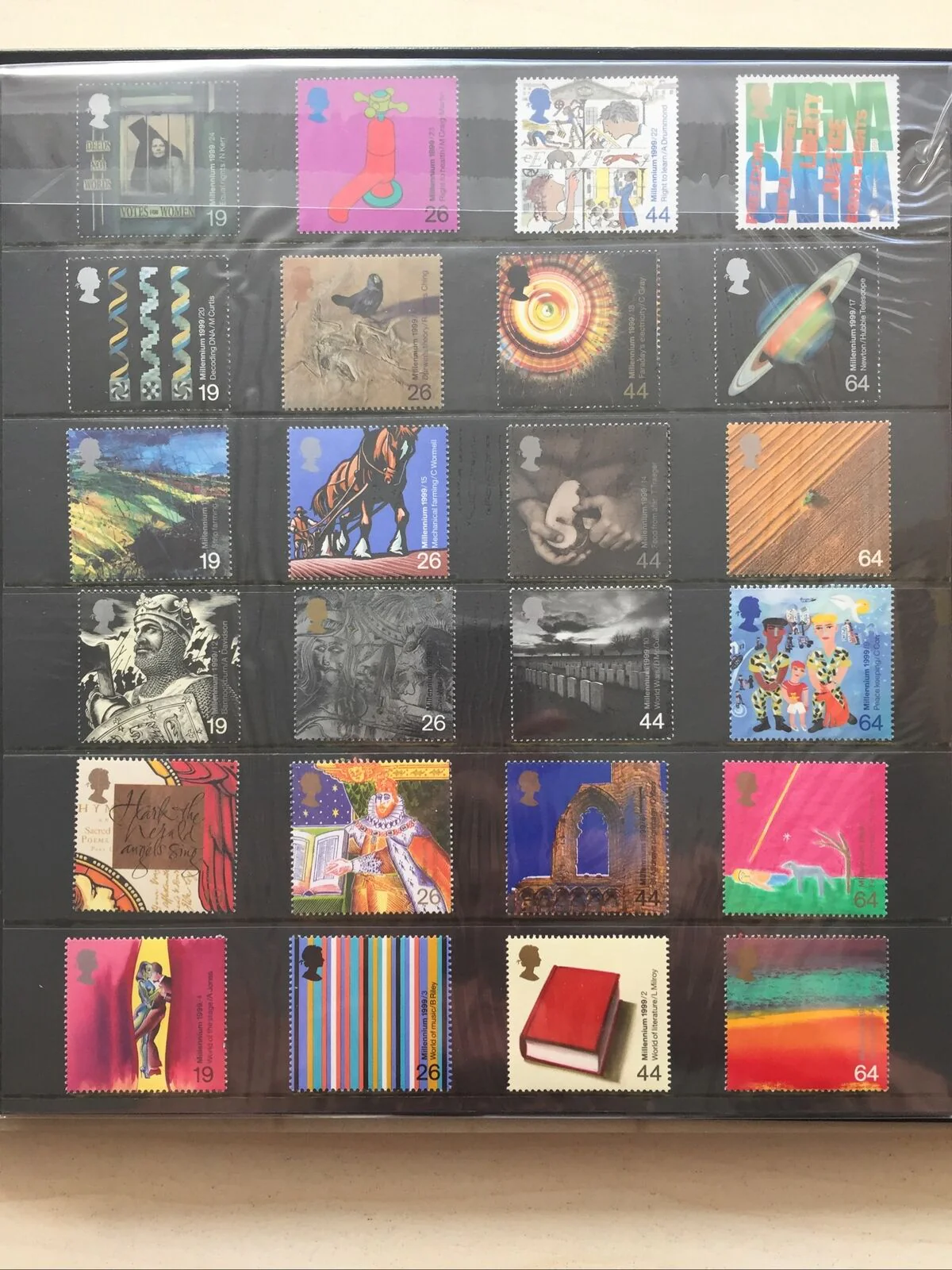 GB Great Britain 1999 Royal Mail Stamp Year Album Includes Years Stamp Issues Mint. - Image 3