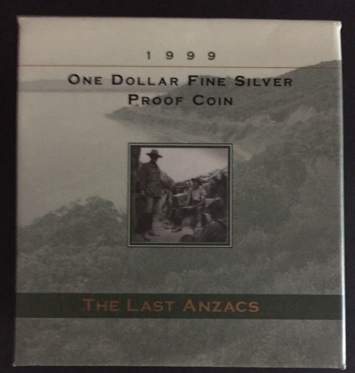 Australia 1999 Royal Australian Mint $1 The Last ANZAC Silver Proof Coin - Image 2