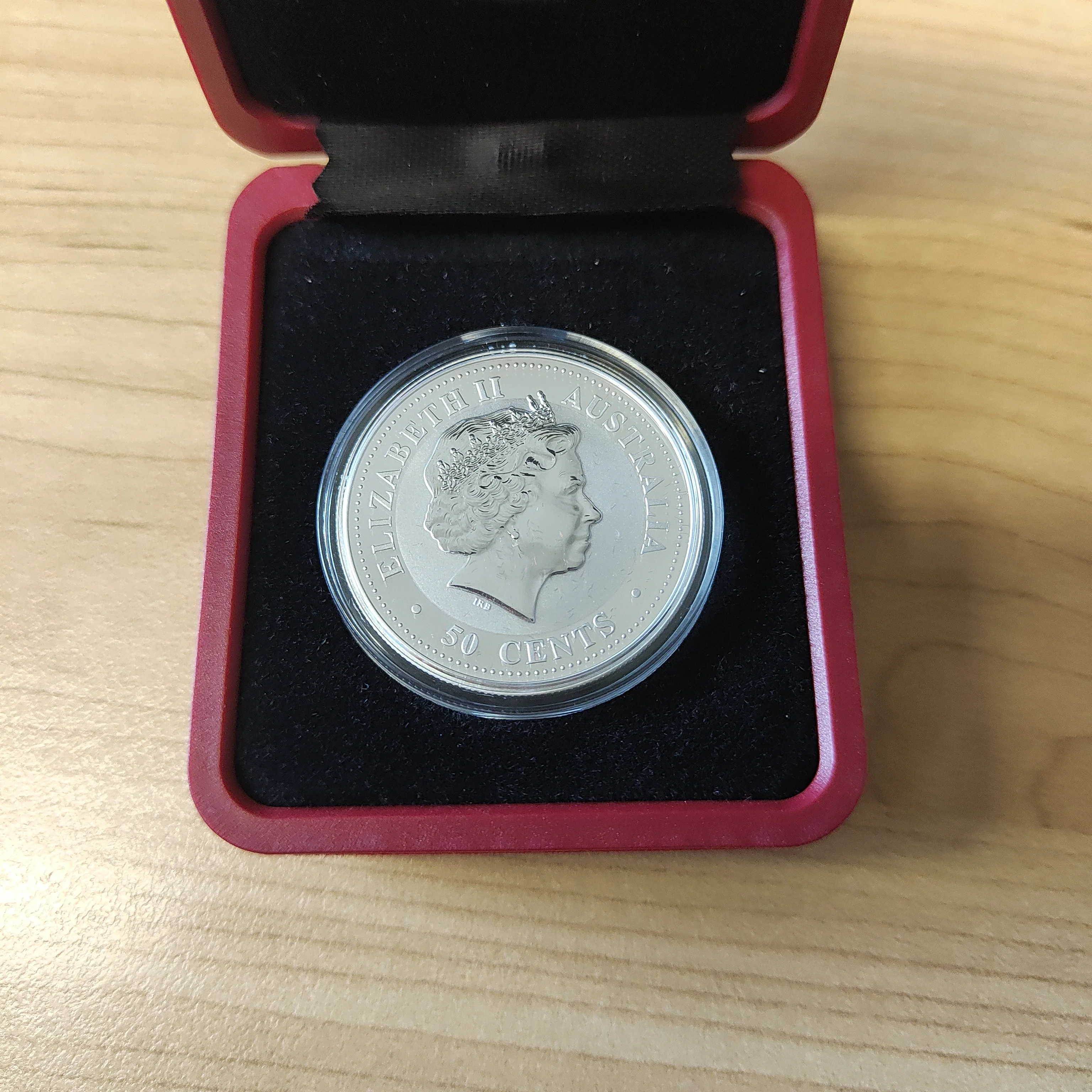 2000 Lunar New Year of the Dragon .999 1/2oz Silver Coin - Image 3
