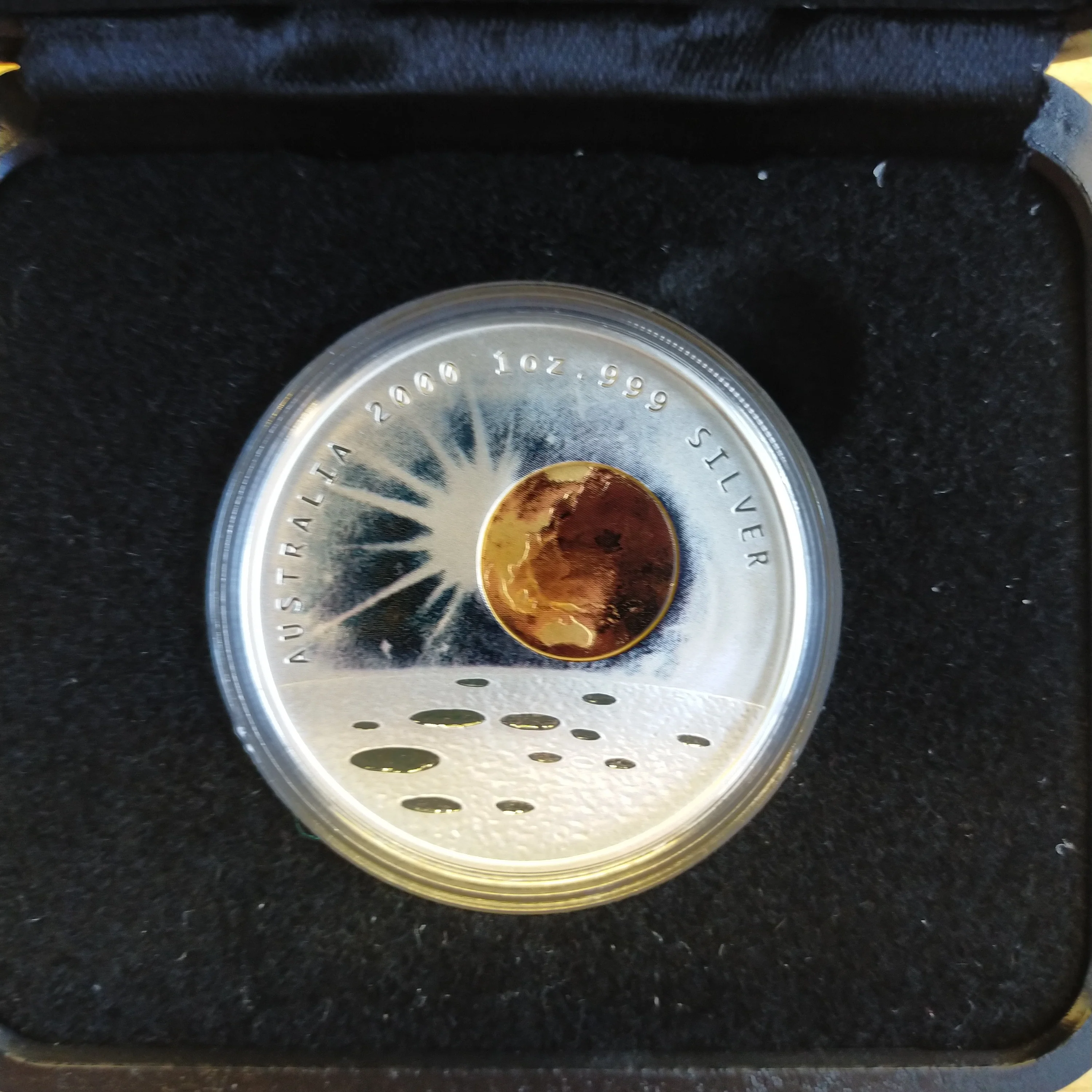 Australia 2000 Perth Mint $1 The Australian 2000 Silver Millennium Coin 1oz .999 Proof Silver Coin - Image 2