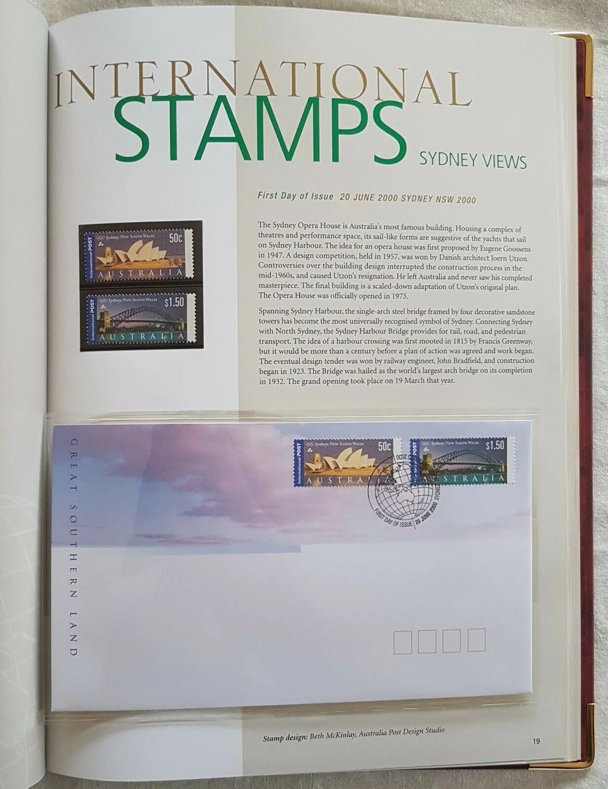 2000 Sydney Olympics Prime Minister's Dinner Limited Deluxe Stamp Collection - Image 7