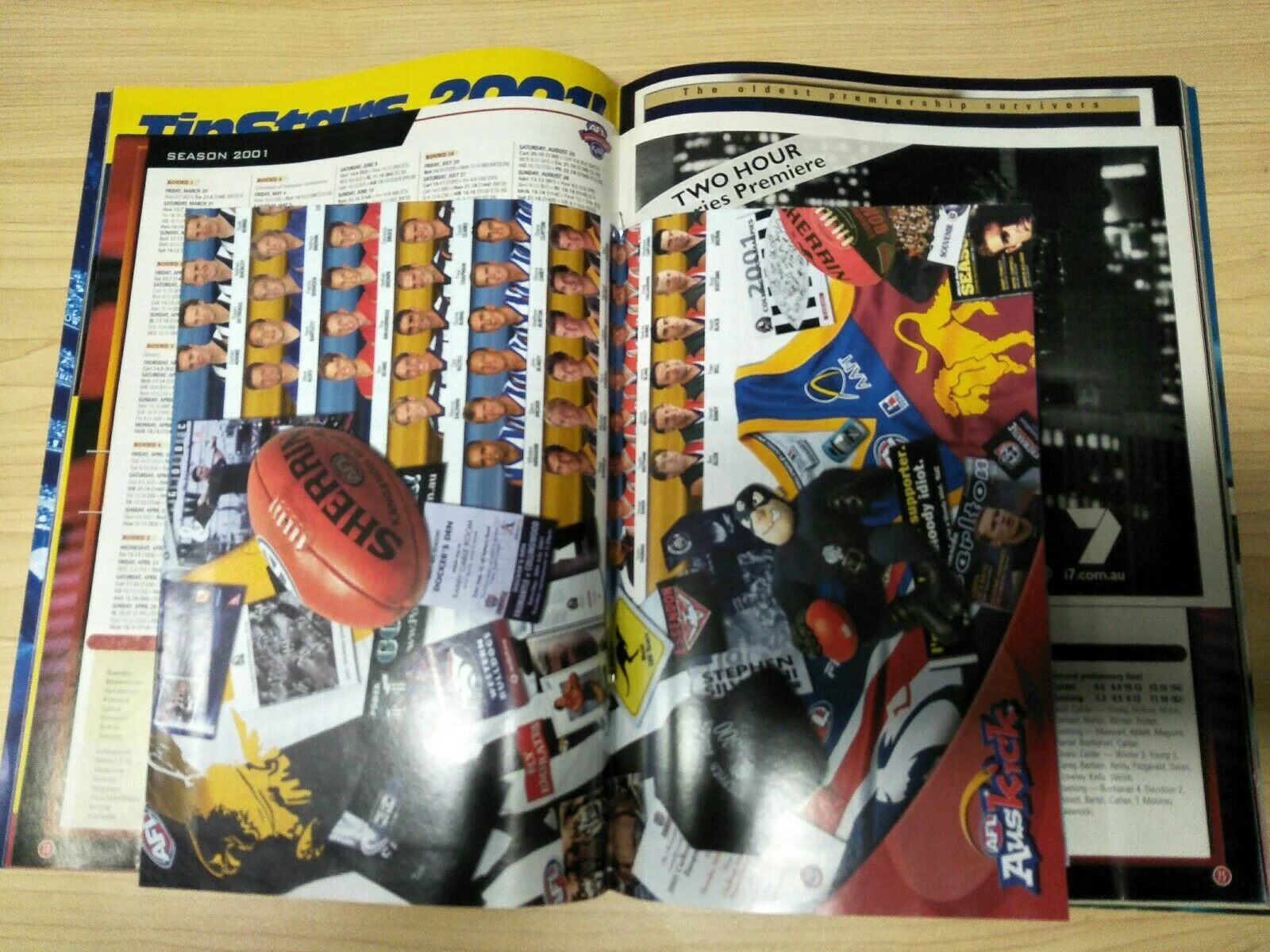2001 Sept 29 AFL Grand Final Football Record Essendon v Brisbane National Edition - Image 2