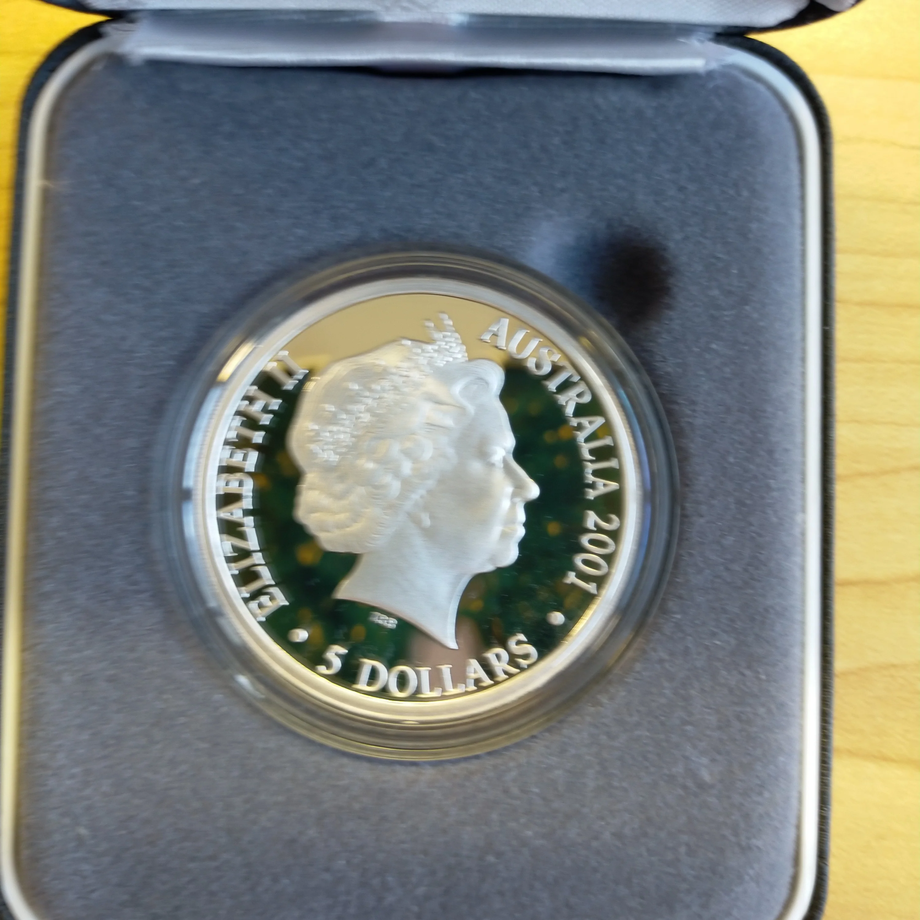 2001 Royal Australian Mint $5 Centenary Of Federation Finale Coin 1oz .999 Proof Silver Coin - Image 3
