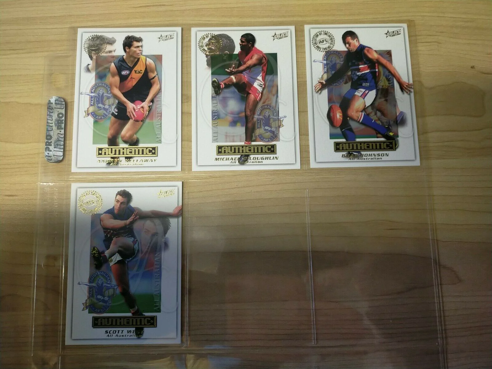 2001 Select Authentic All Australian Complete Set Of 22 Cards - Image 5